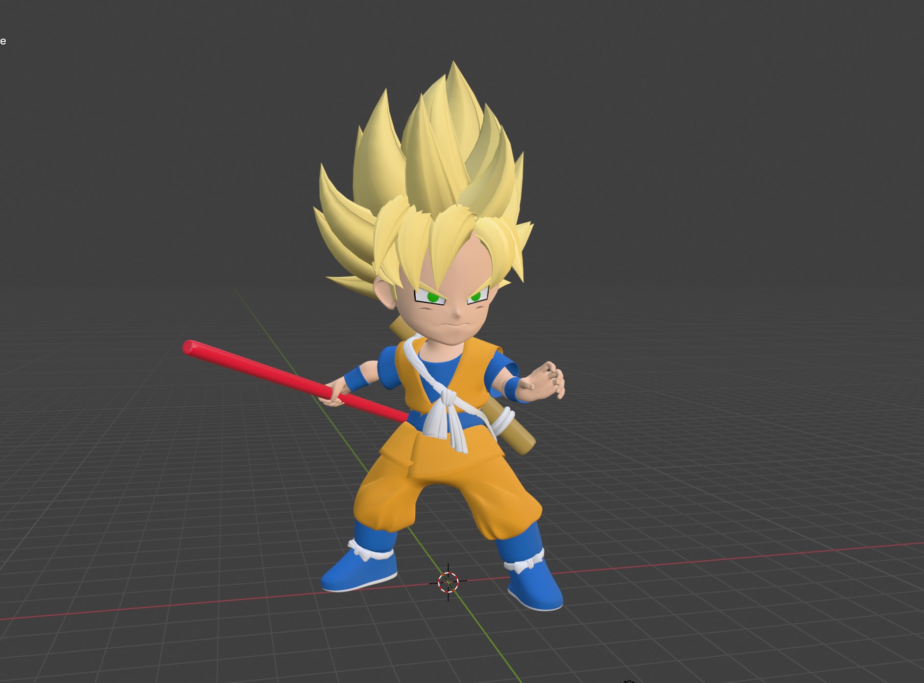 Goku Mini Super Saiyan - Dragonball Daima 3D model_6