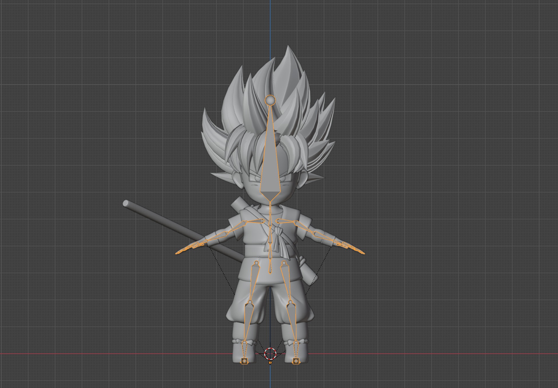 Goku Mini Super Saiyan - Dragonball Daima 3D model_16