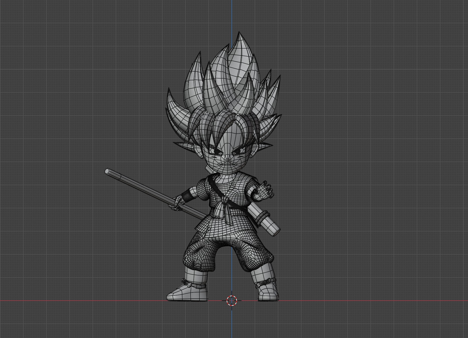 Goku Mini Super Saiyan - Dragonball Daima 3D model_11
