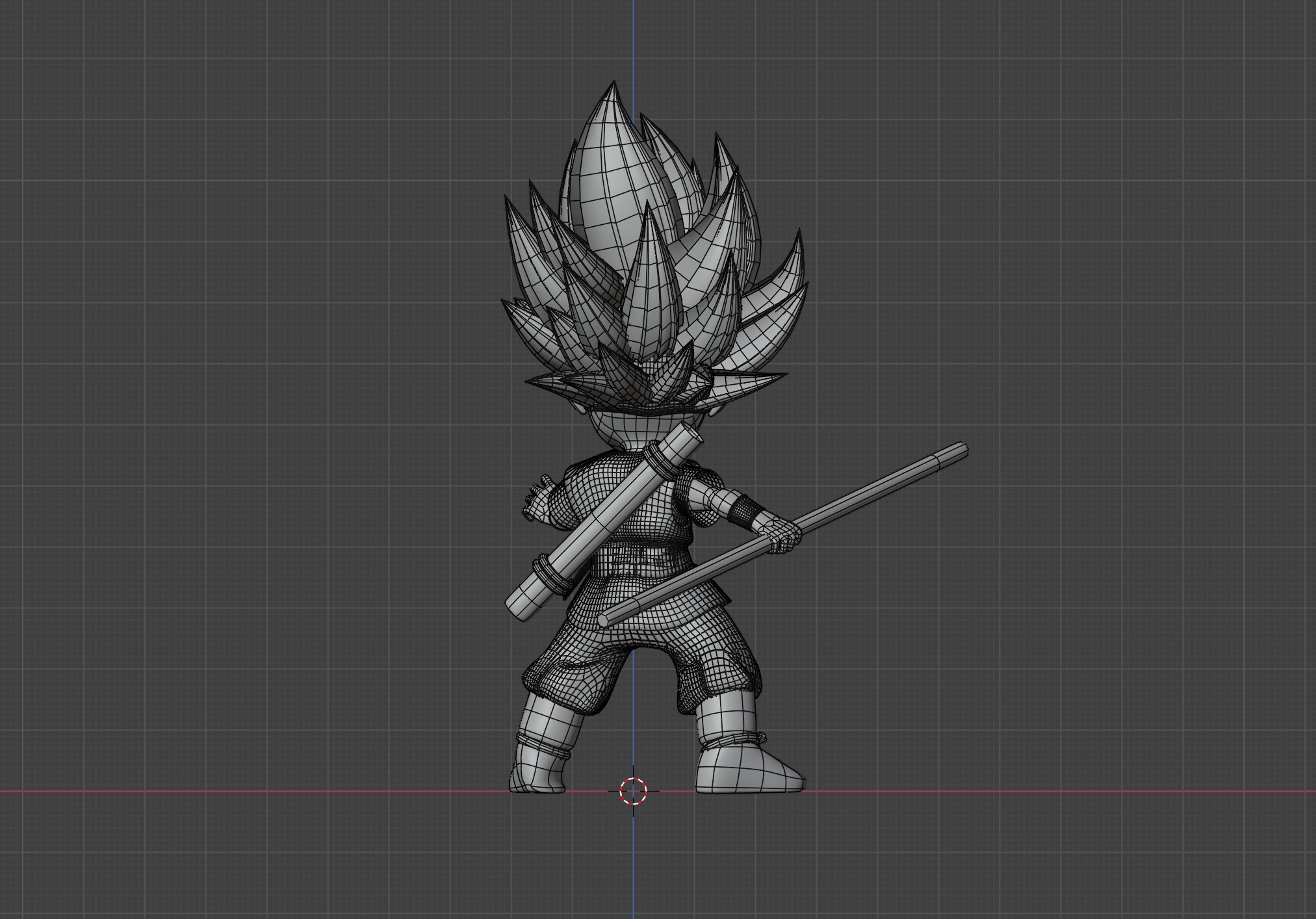 Goku Mini Super Saiyan - Dragonball Daima 3D model_13