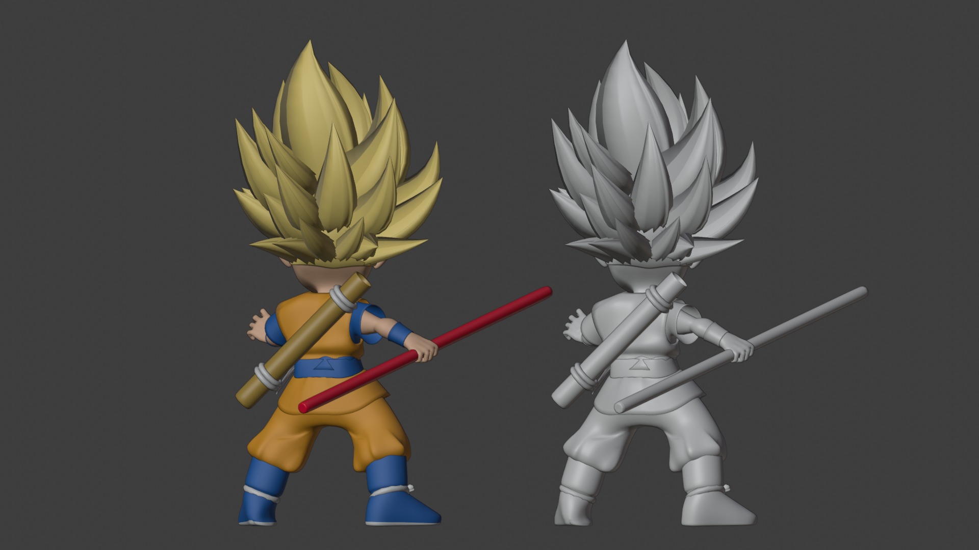 Goku Mini Super Saiyan - Dragonball Daima 3D model_21