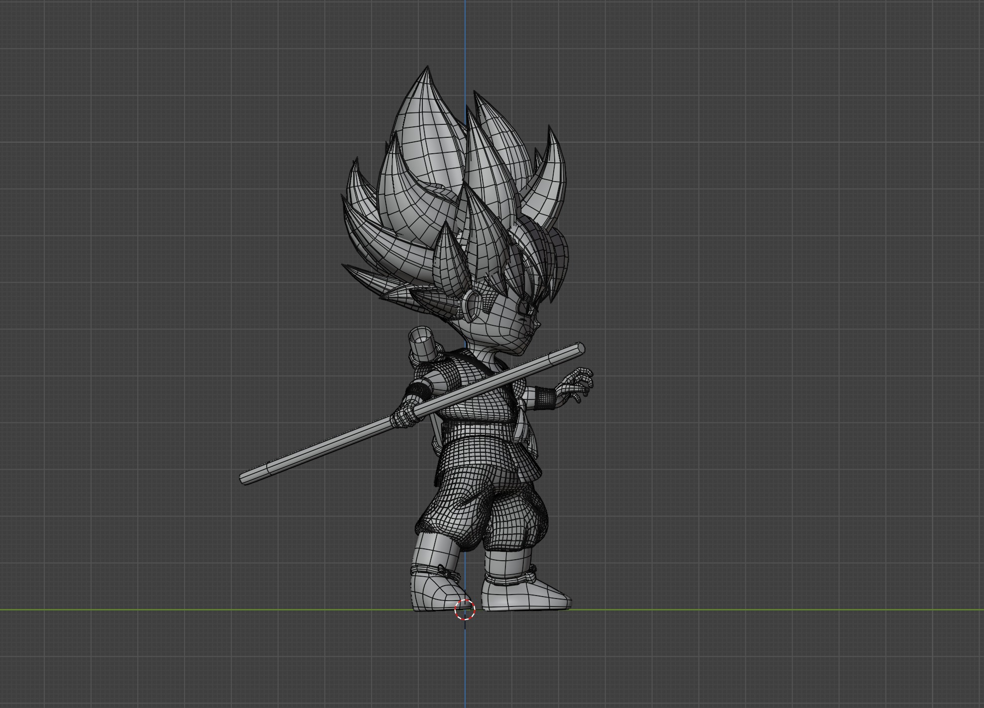 Goku Mini Super Saiyan - Dragonball Daima 3D model_14