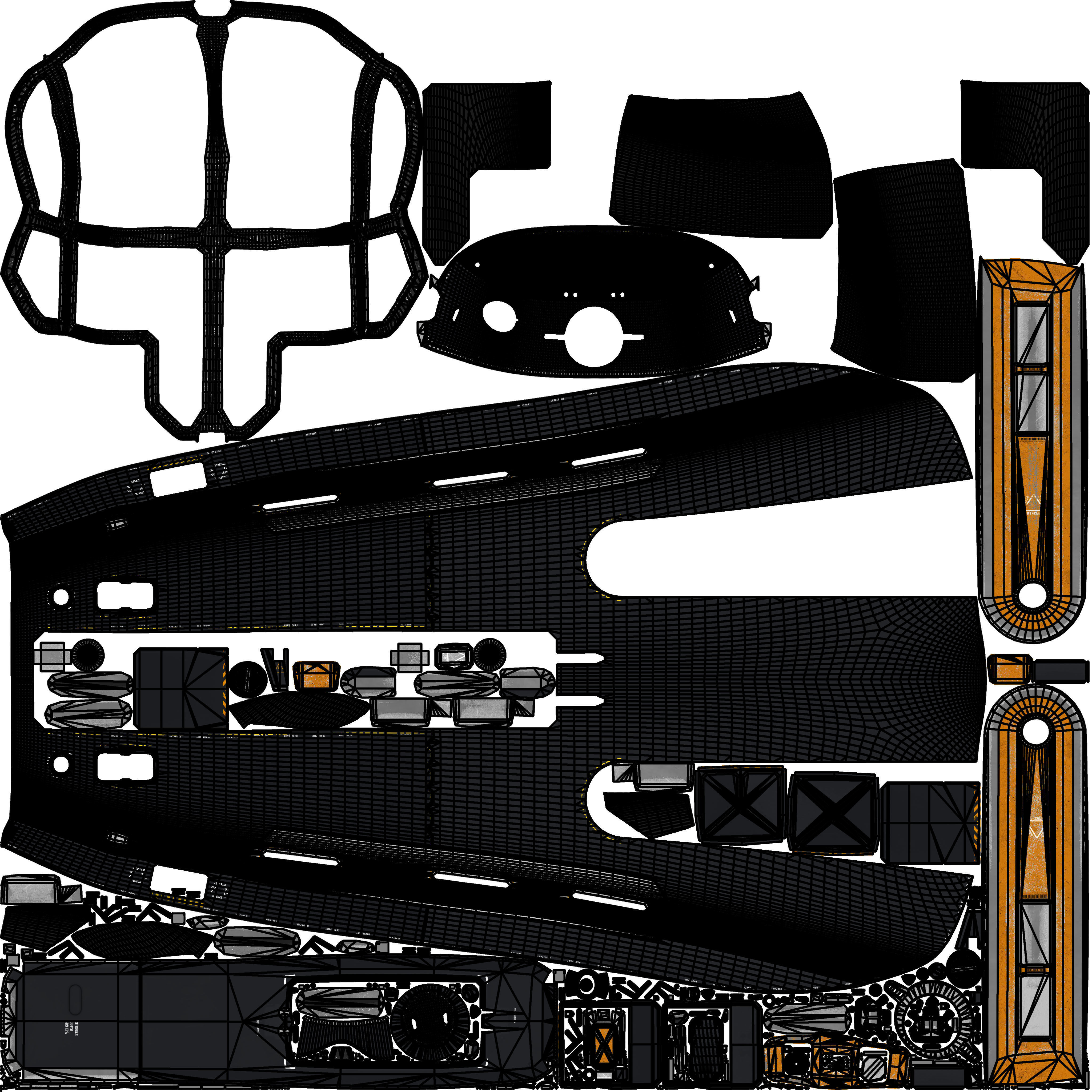 Sci-Fi Spaceship Roxetta 3D model_31