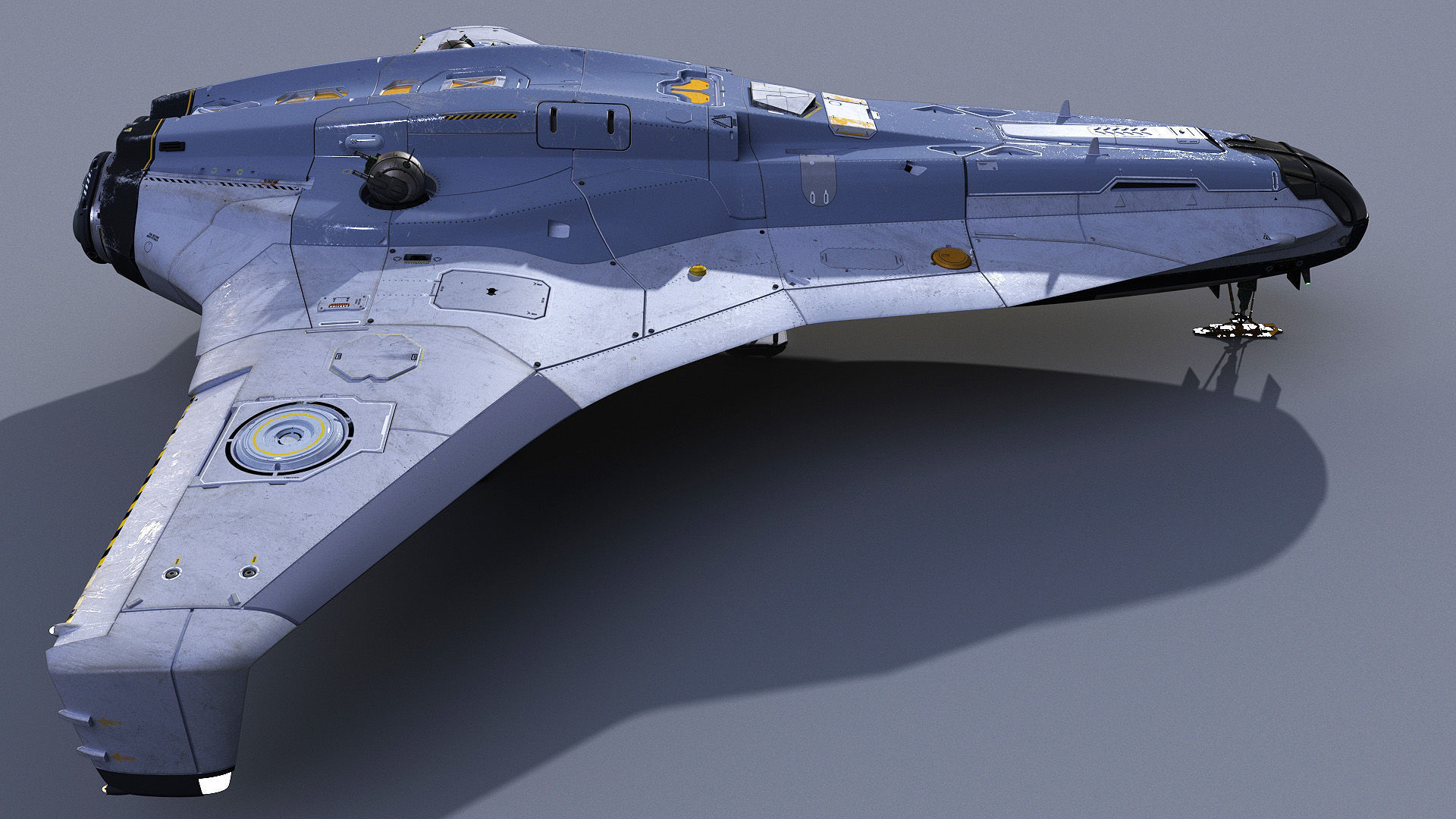 Sci-Fi Spaceship Roxetta 3D model_11
