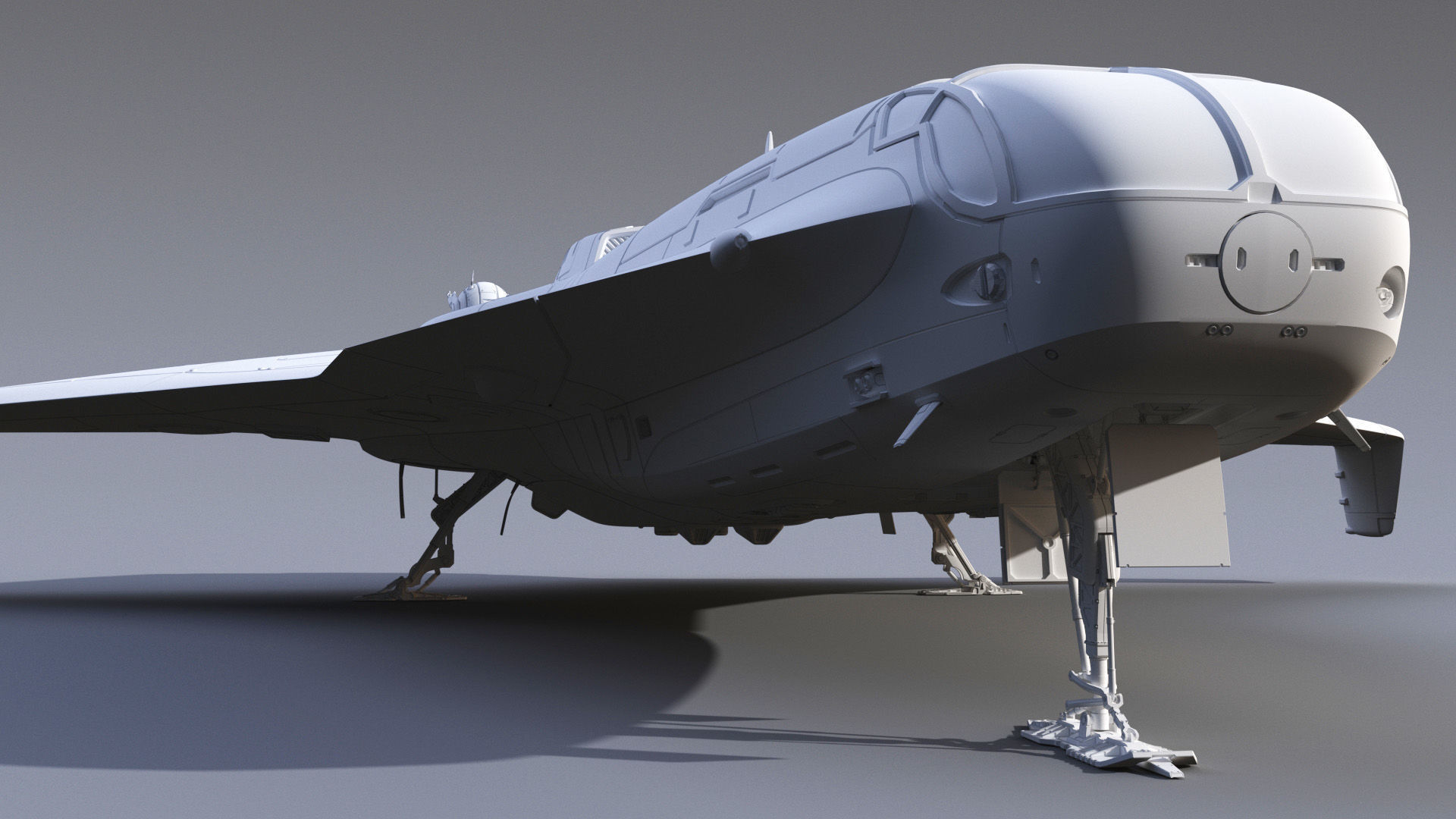 Sci-Fi Spaceship Roxetta 3D model_14