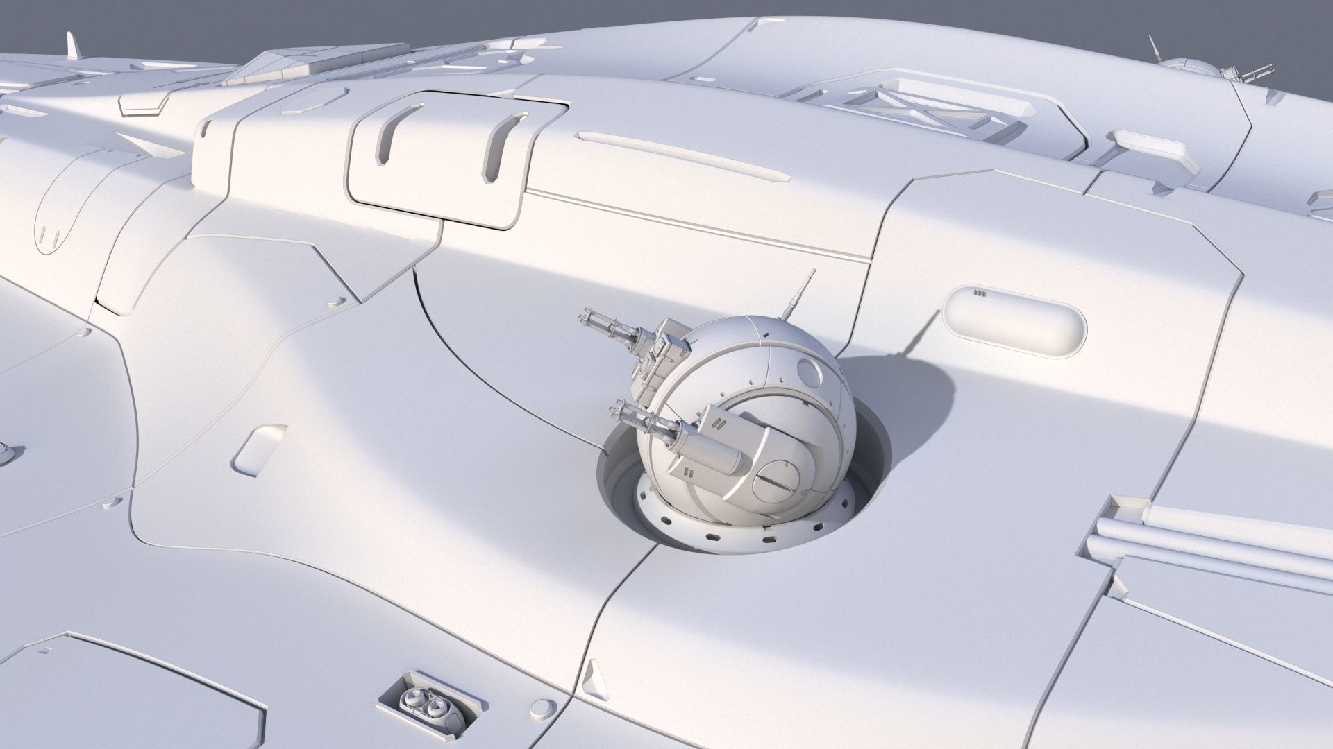 Sci-Fi Spaceship Roxetta 3D model_19