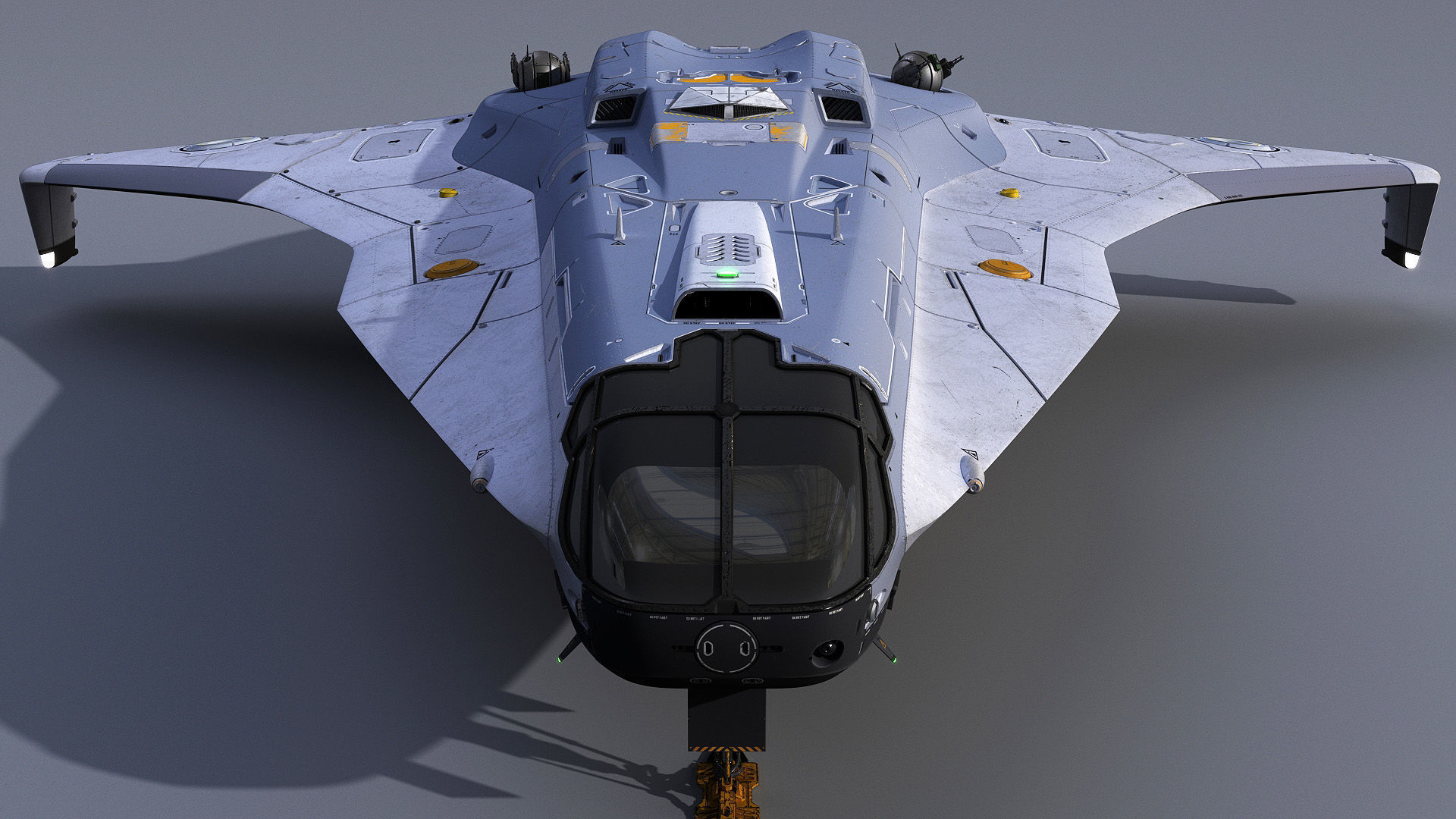 Sci-Fi Spaceship Roxetta 3D model_4
