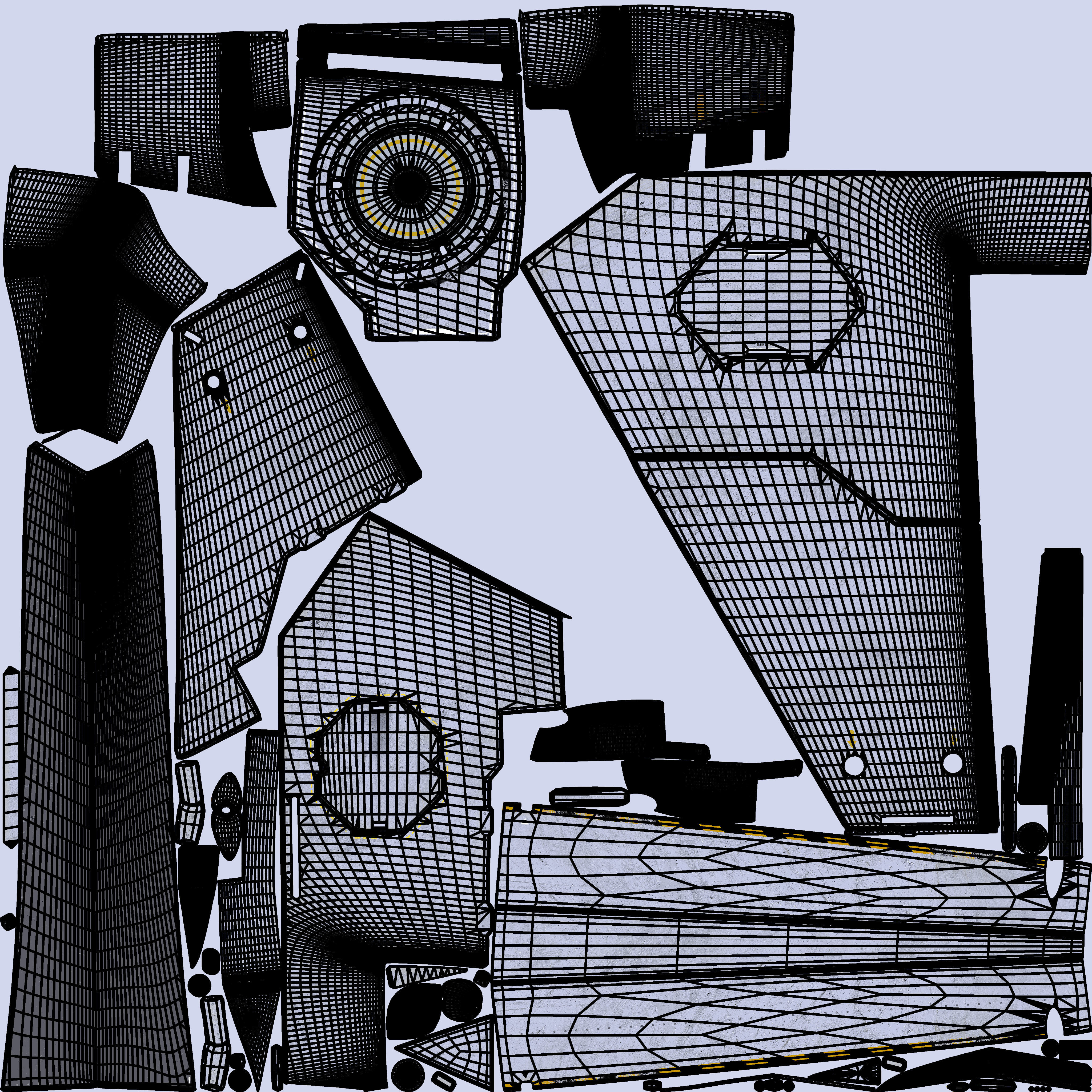 Sci-Fi Spaceship Roxetta 3D model_35