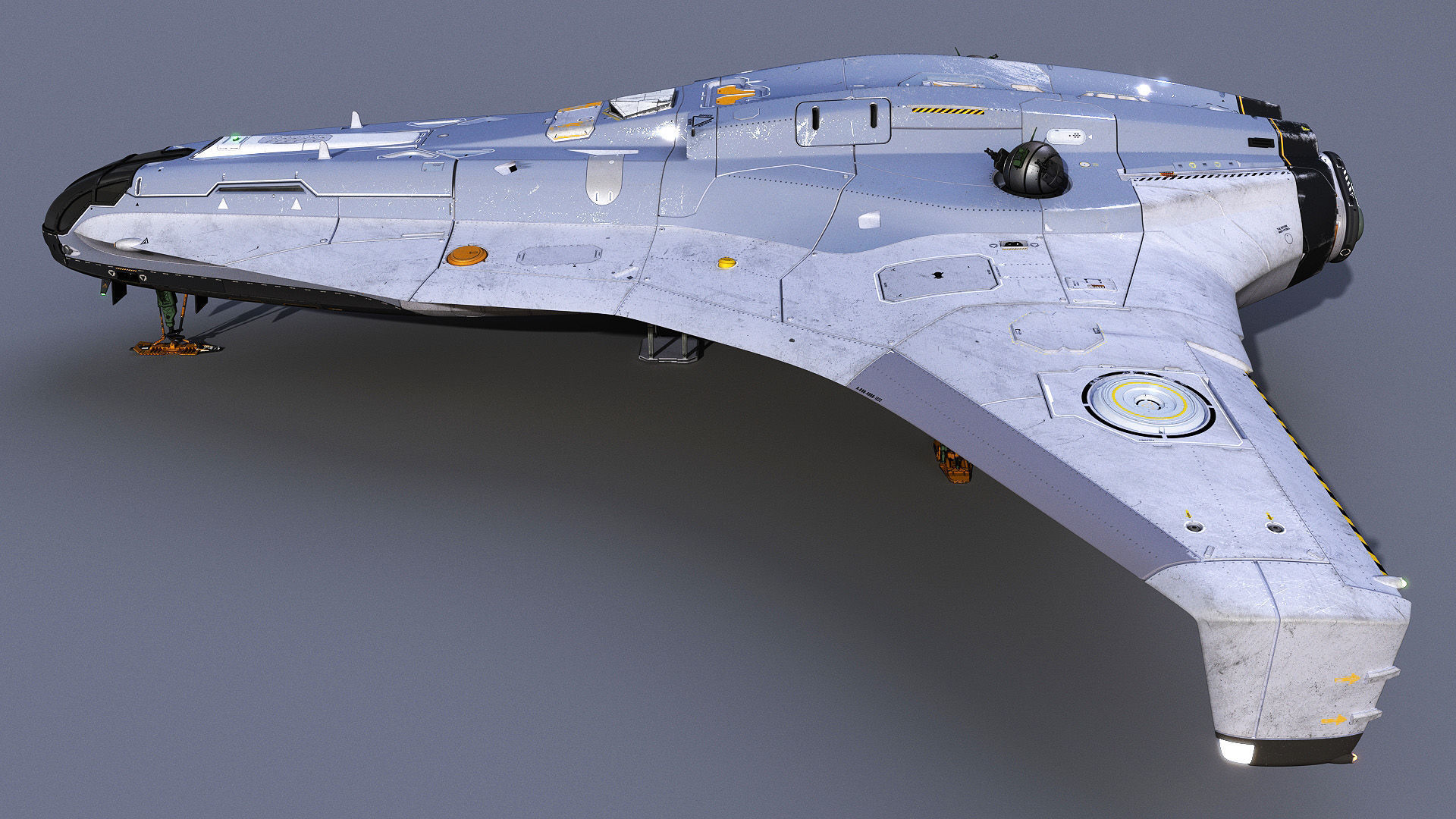 Sci-Fi Spaceship Roxetta 3D model_10