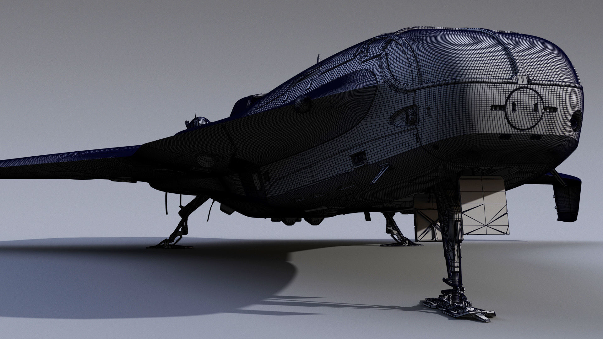 Sci-Fi Spaceship Roxetta 3D model_21