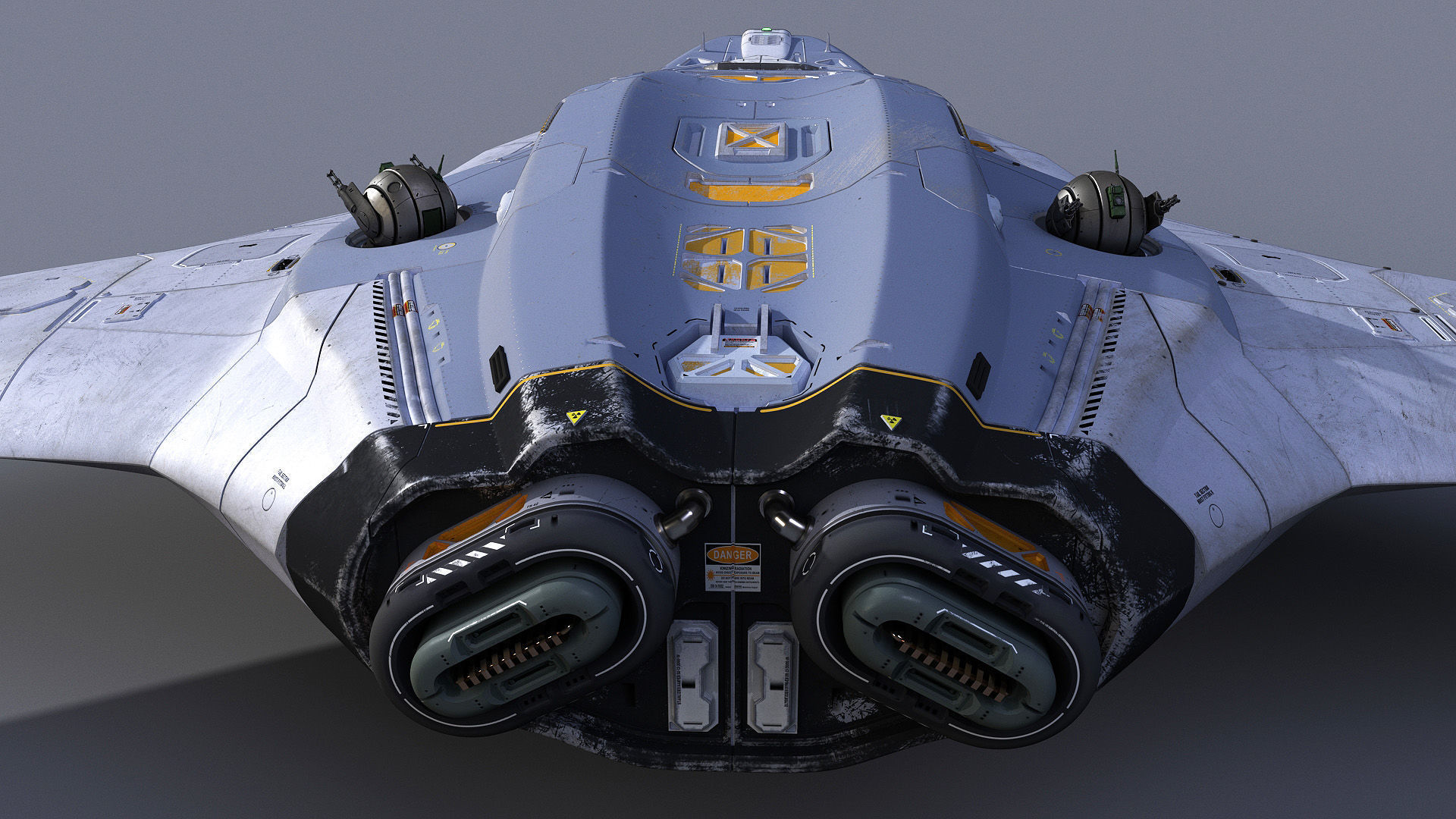 Sci-Fi Spaceship Roxetta 3D model_5