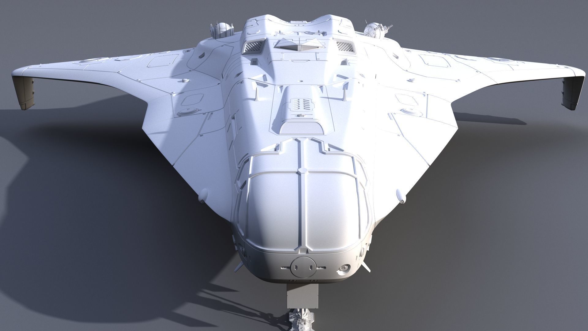 Sci-Fi Spaceship Roxetta 3D model_15