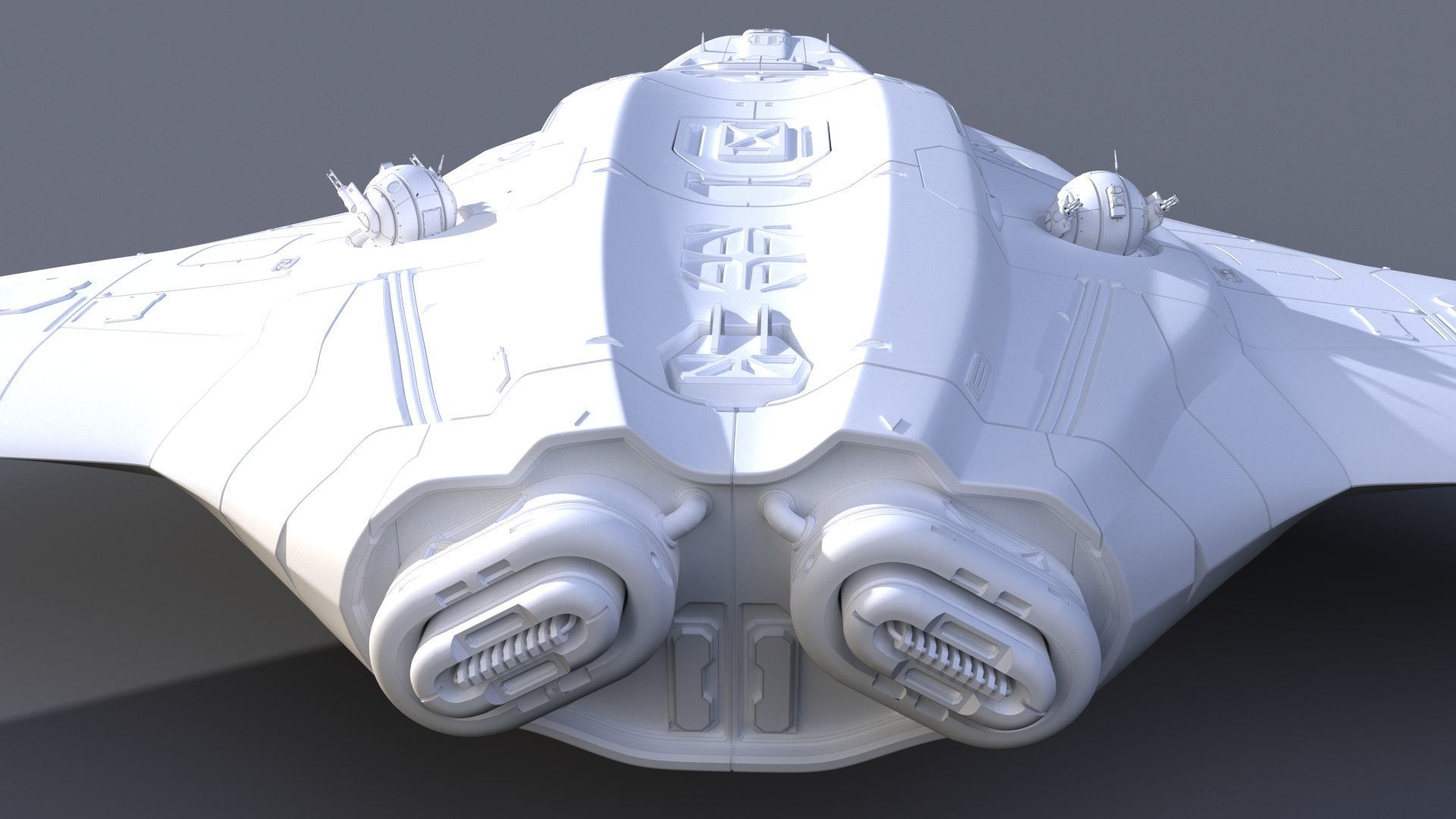 Sci-Fi Spaceship Roxetta 3D model_16