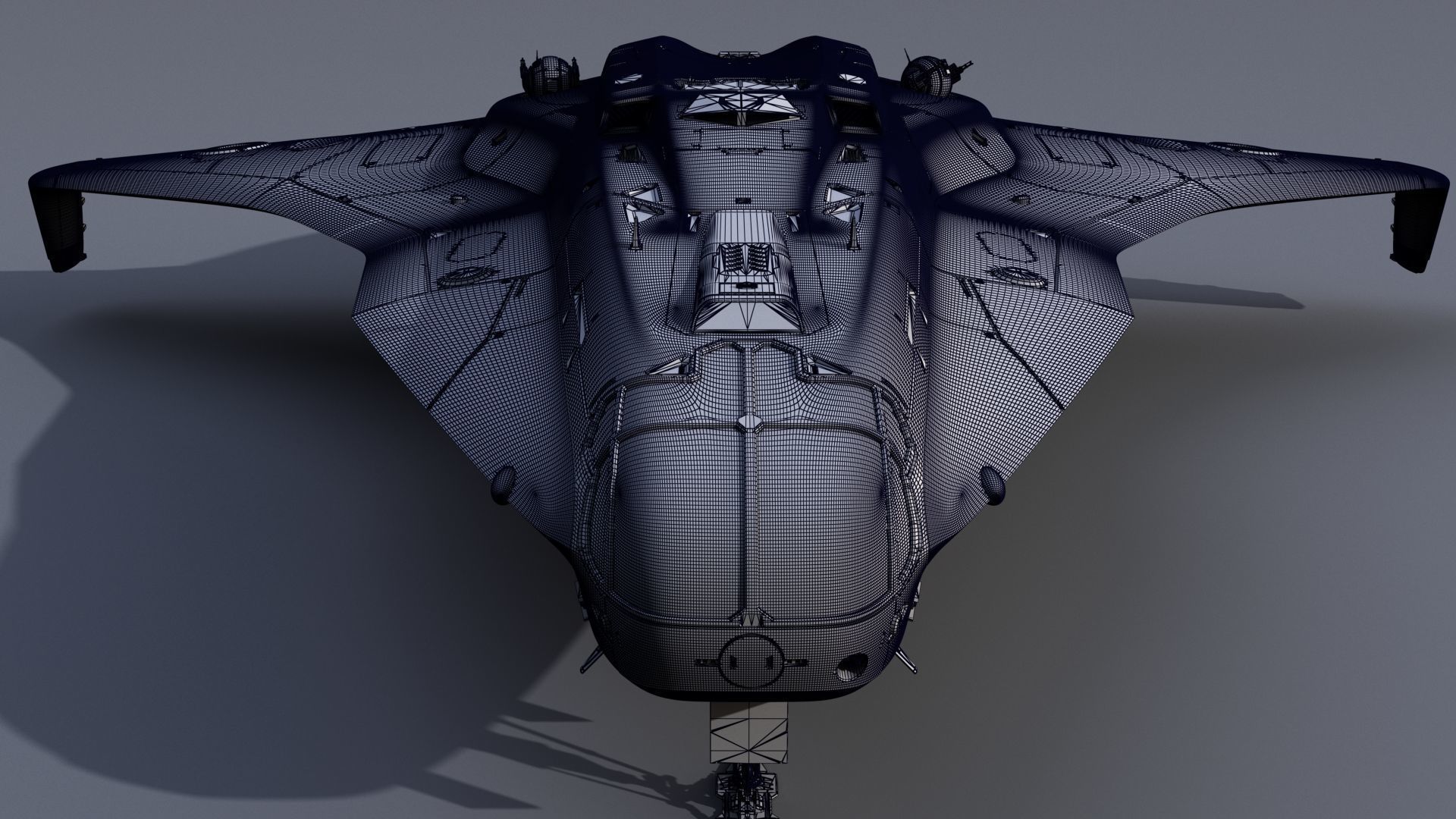 Sci-Fi Spaceship Roxetta 3D model_22
