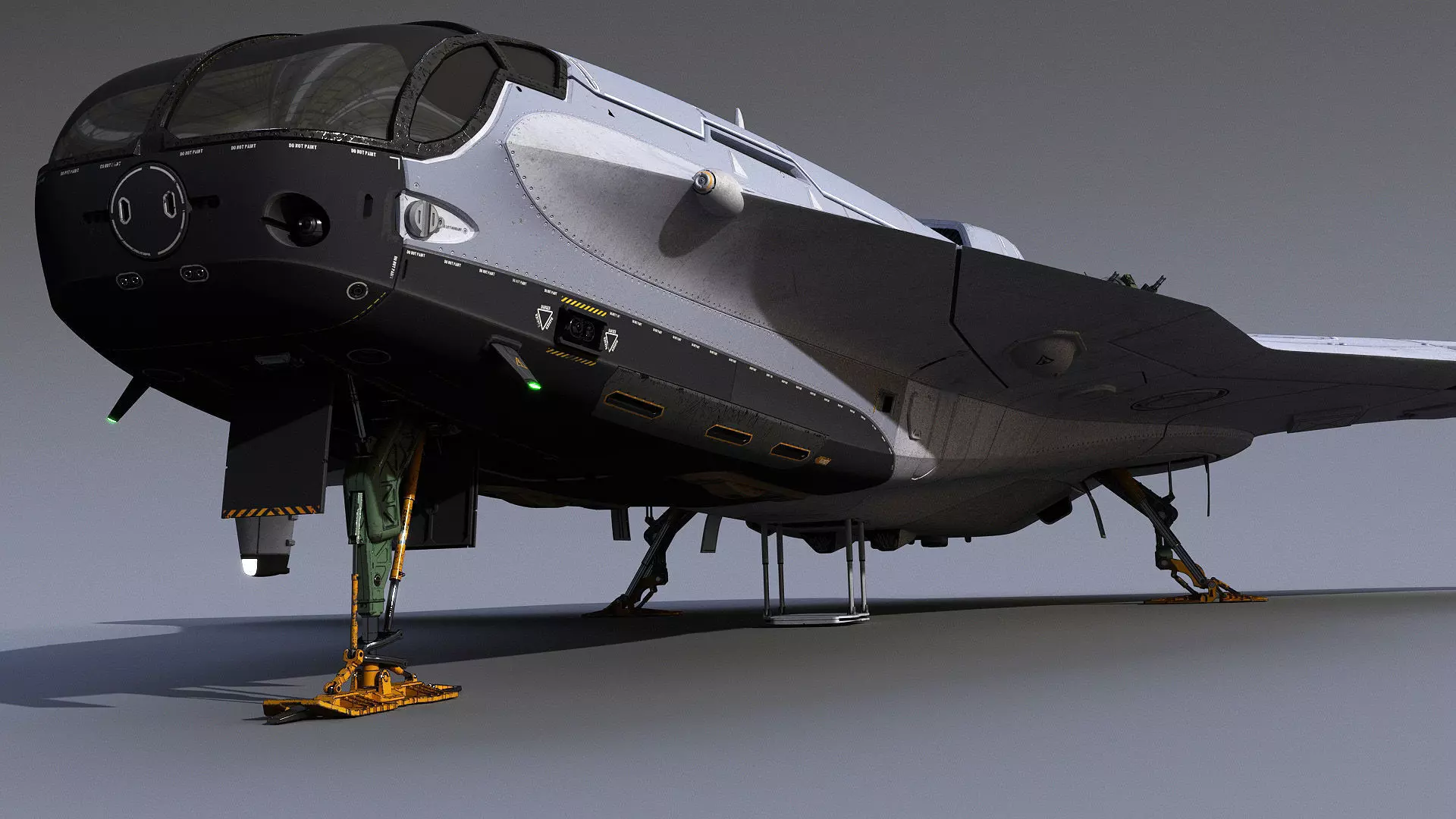 Sci-Fi Spaceship Roxetta 3D model_0