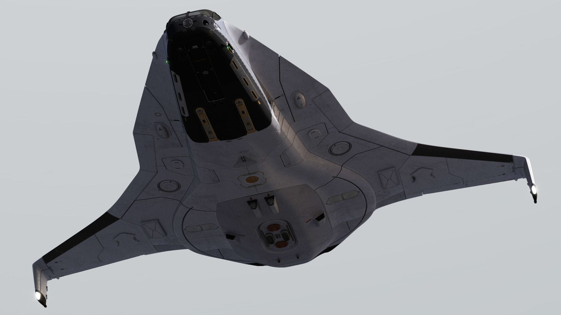 Sci-Fi Spaceship Roxetta 3D model_12