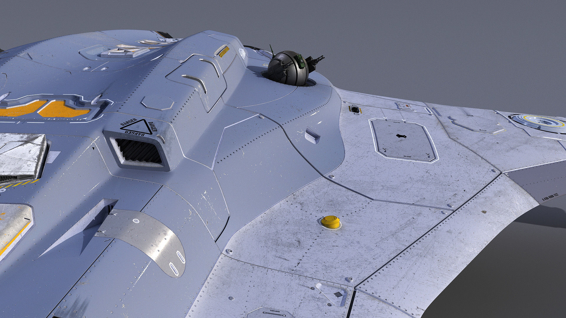 Sci-Fi Spaceship Roxetta 3D model_9