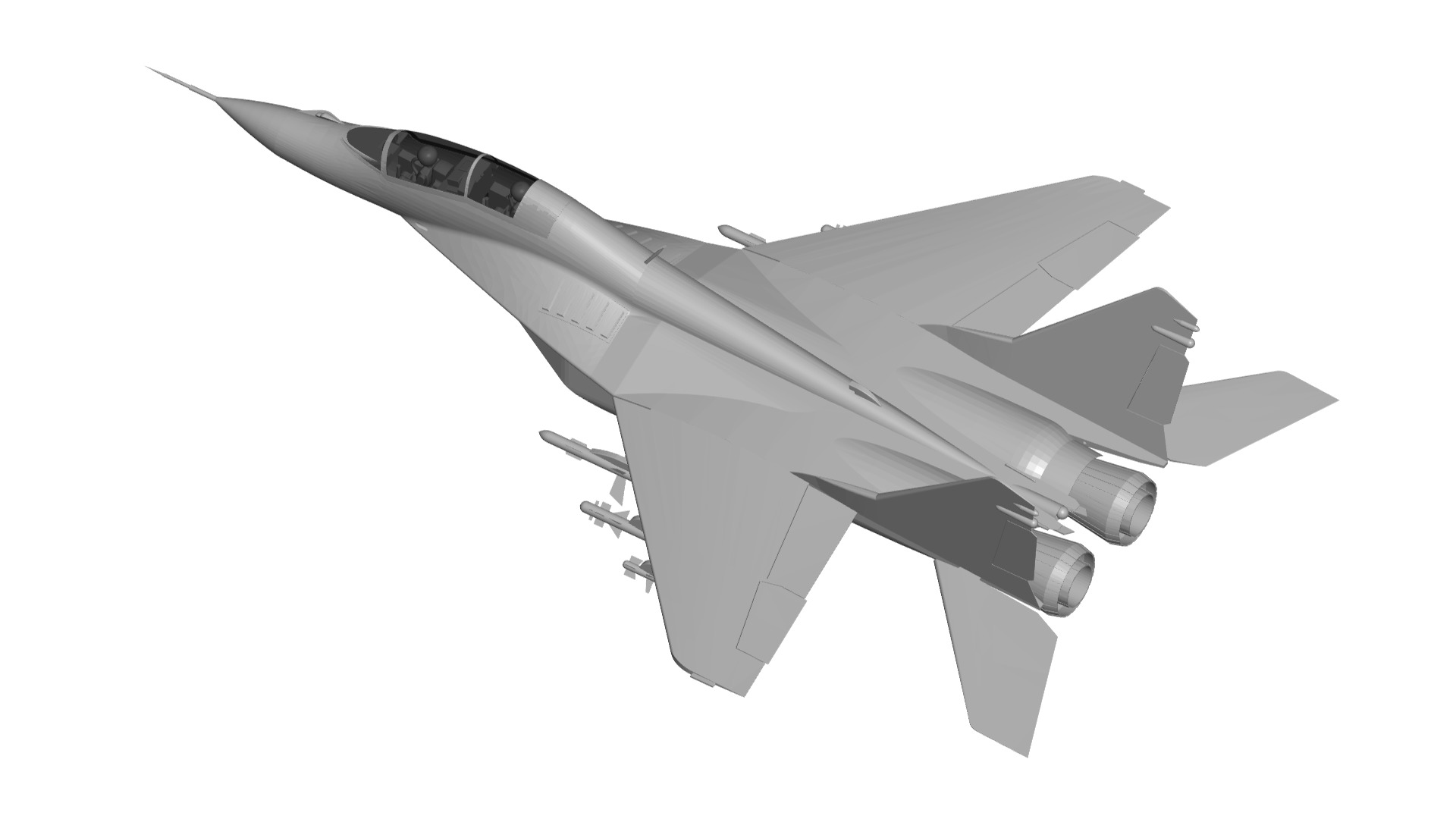 Mikoyan MiG-29 3D model_3