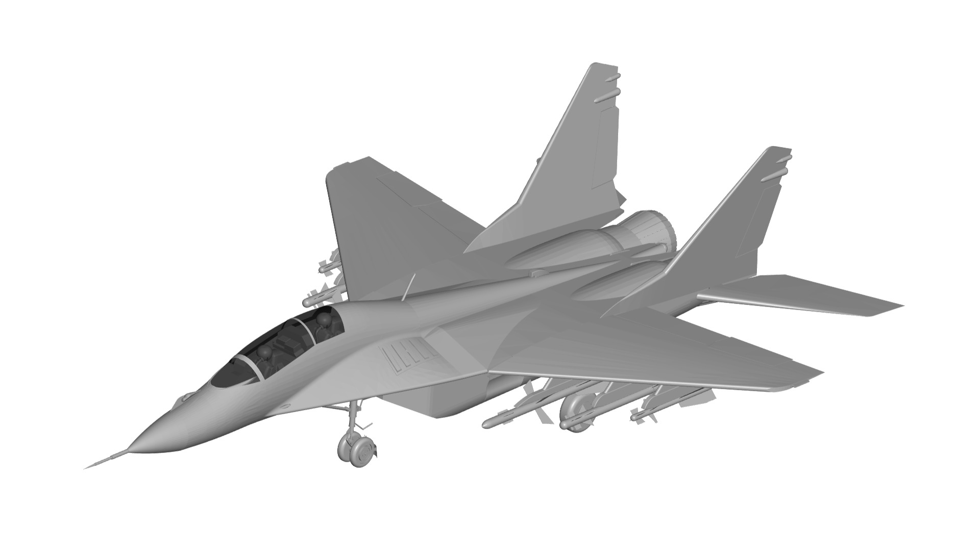Mikoyan MiG-29 3D model_5