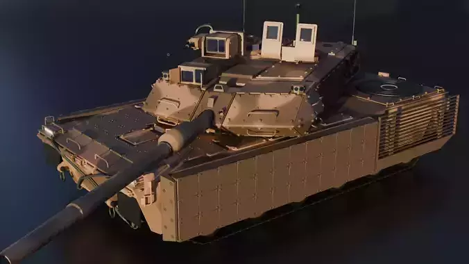 Fictional Leopard 2 3D model