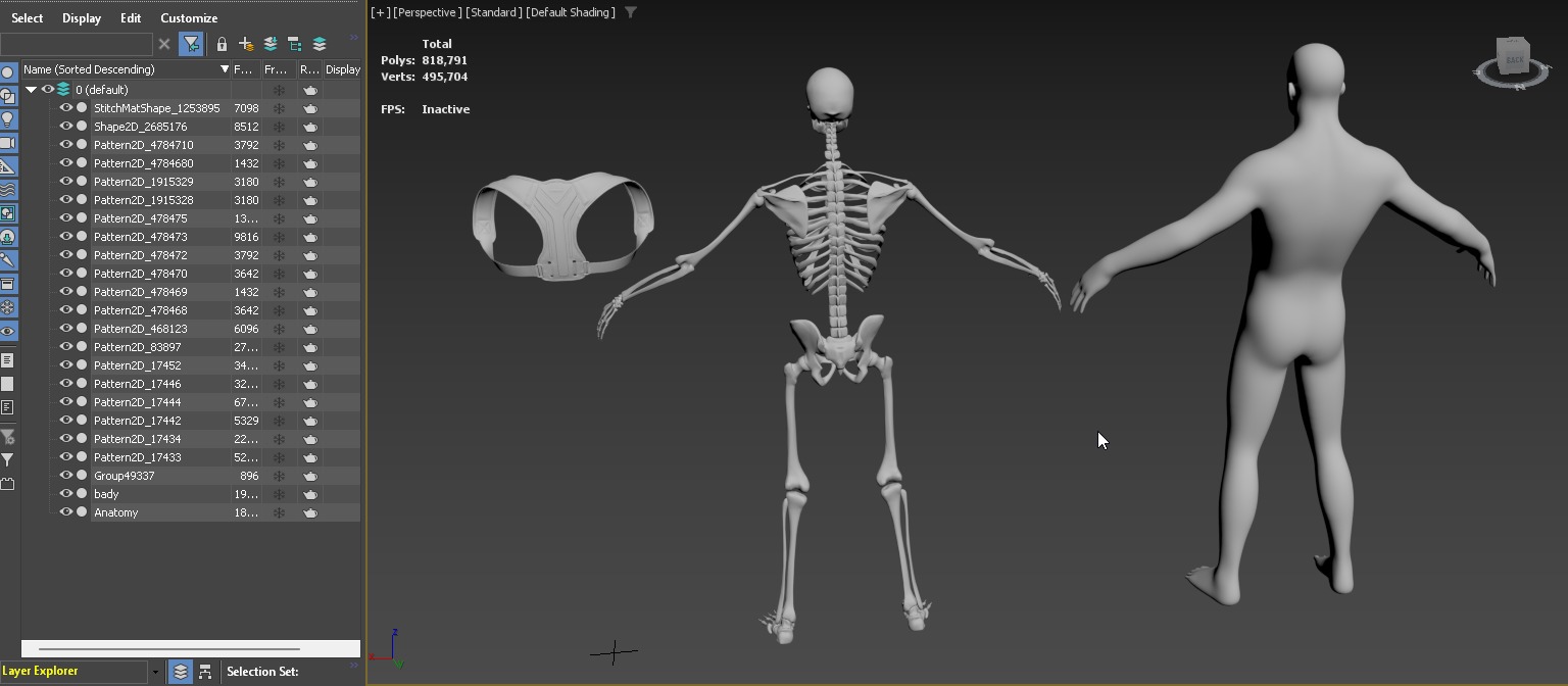 Posture Corrector 3D model_19