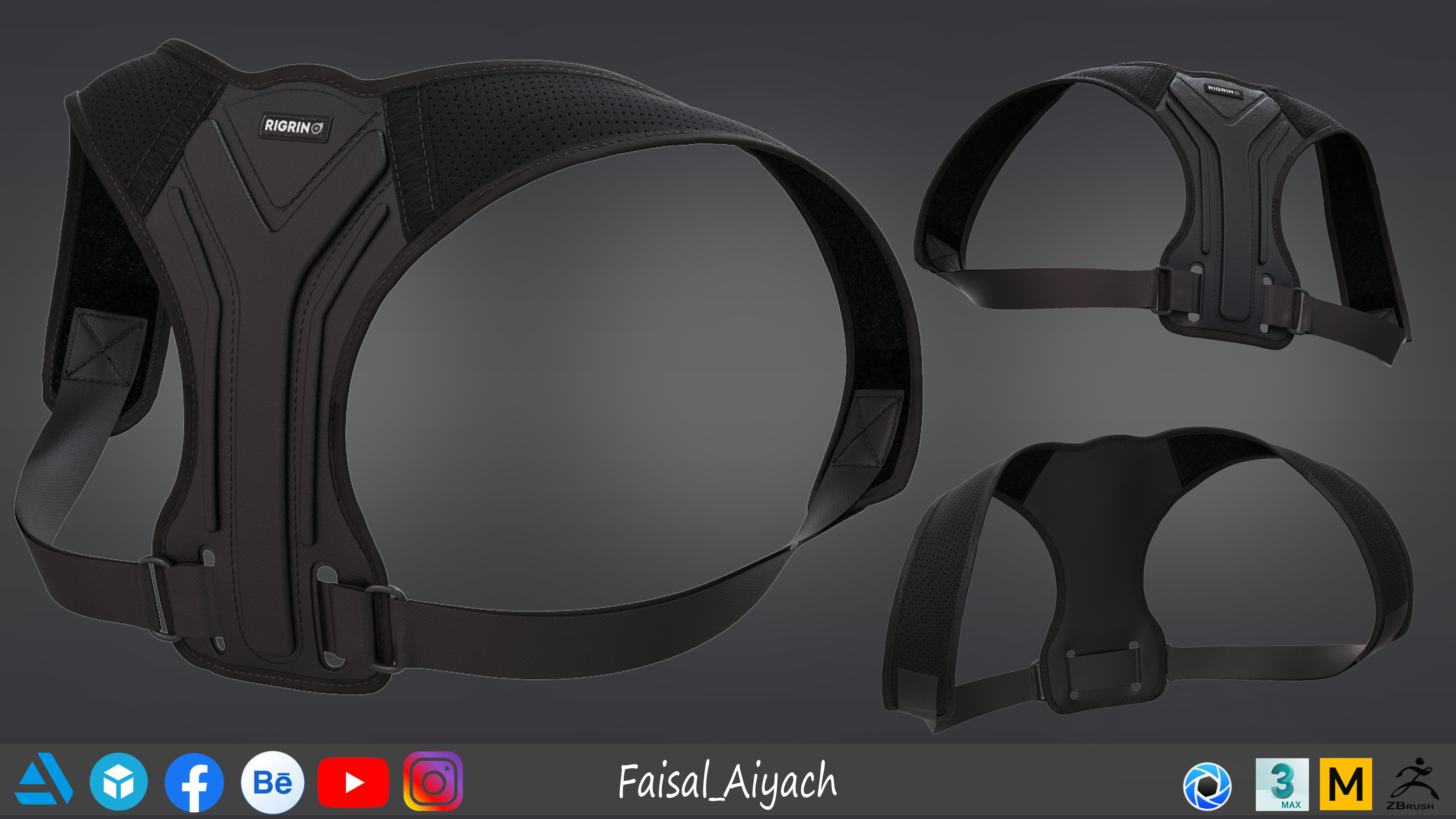 Posture Corrector 3D model_3