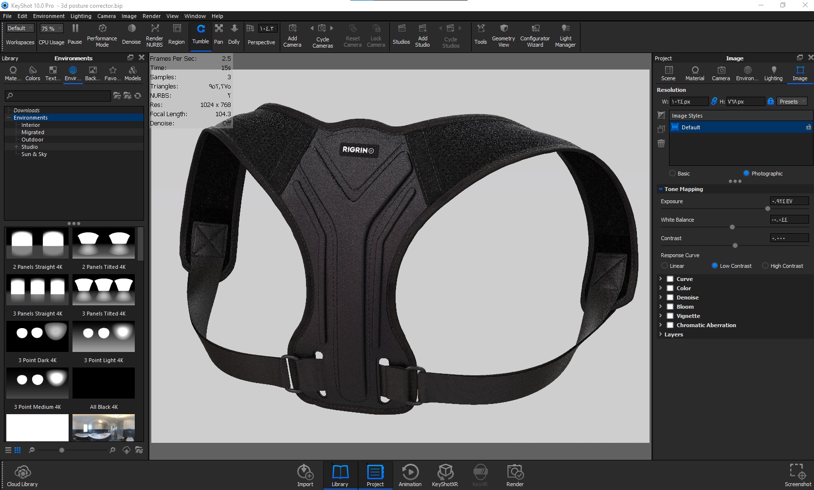 Posture Corrector 3D model_6