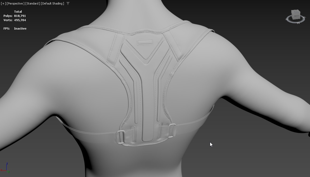 Posture Corrector 3D model_20