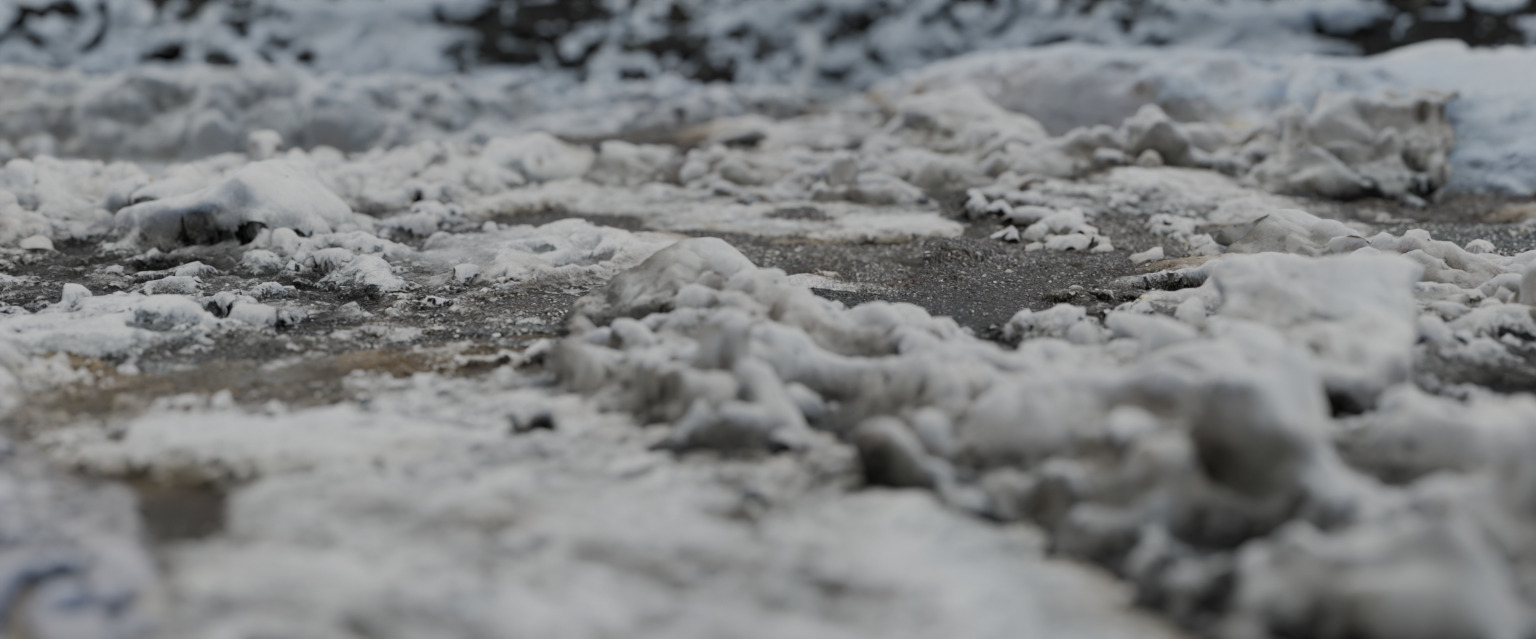 27 HQ Scans of dirty city snow ground cover 3D model_11