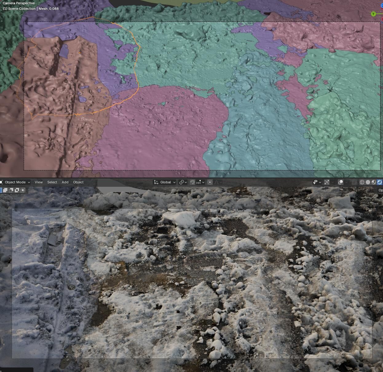 27 HQ Scans of dirty city snow ground cover 3D model_10