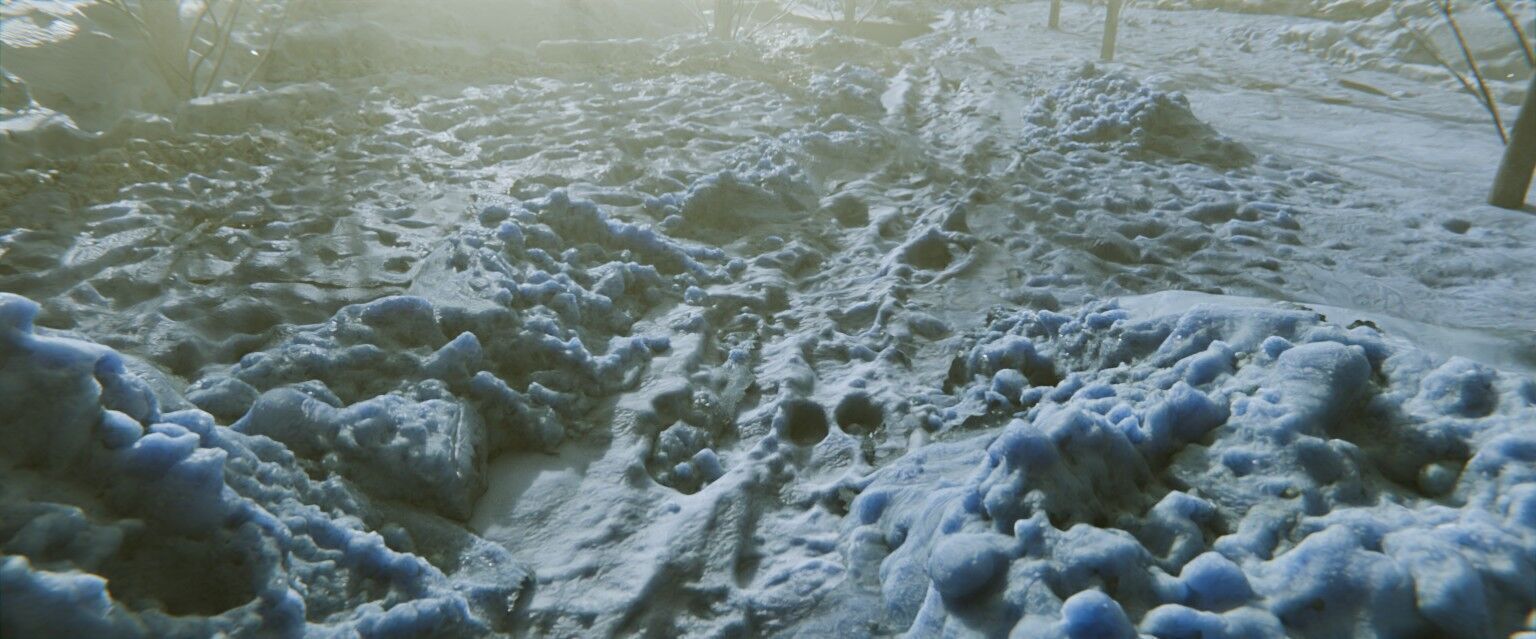 27 HQ Scans of dirty city snow ground cover 3D model_2