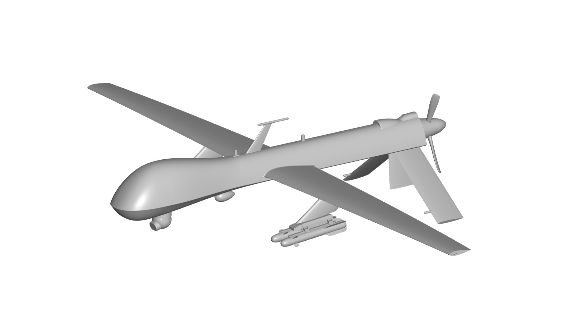 MQ-1 Predator 3D model_1