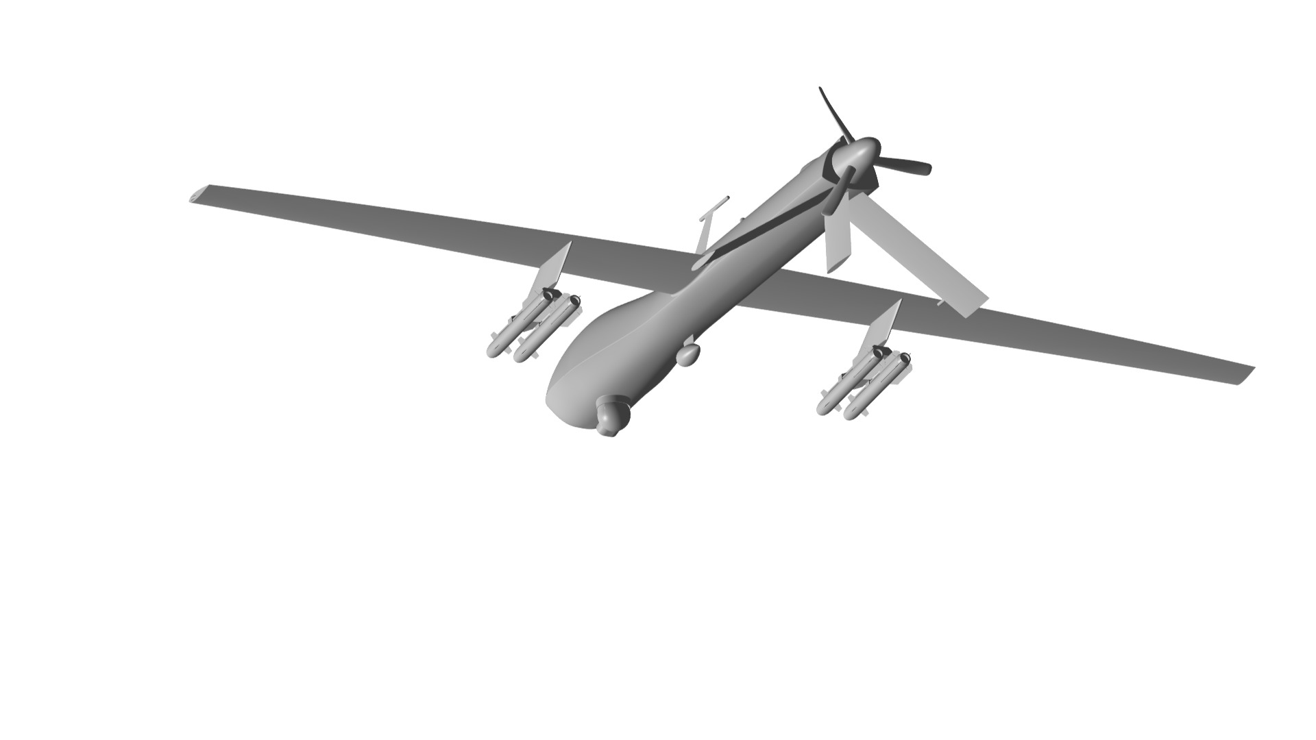 MQ-1 Predator 3D model_3