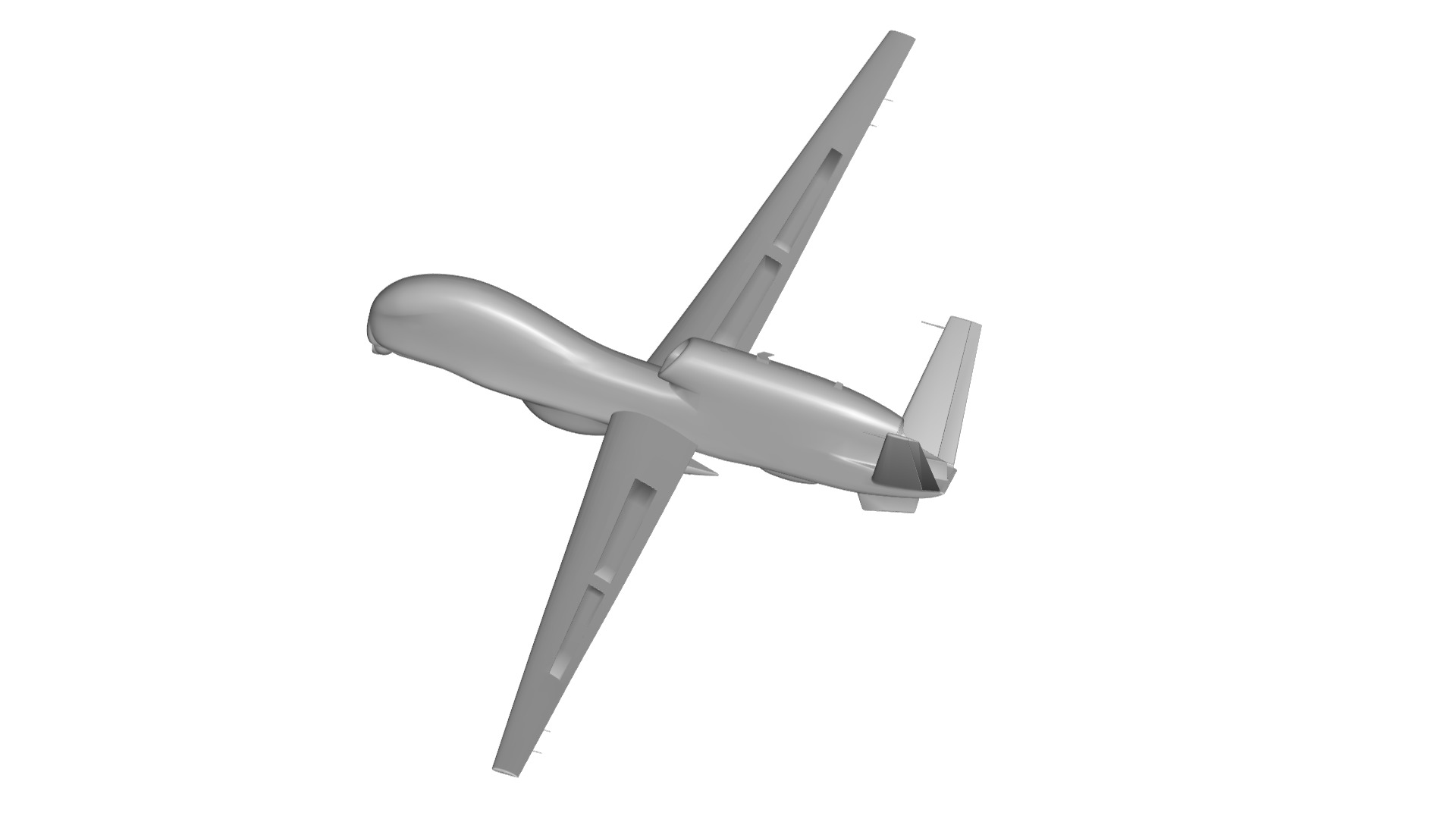 Northrop Grumman MQ-4C Triton 3D model_2