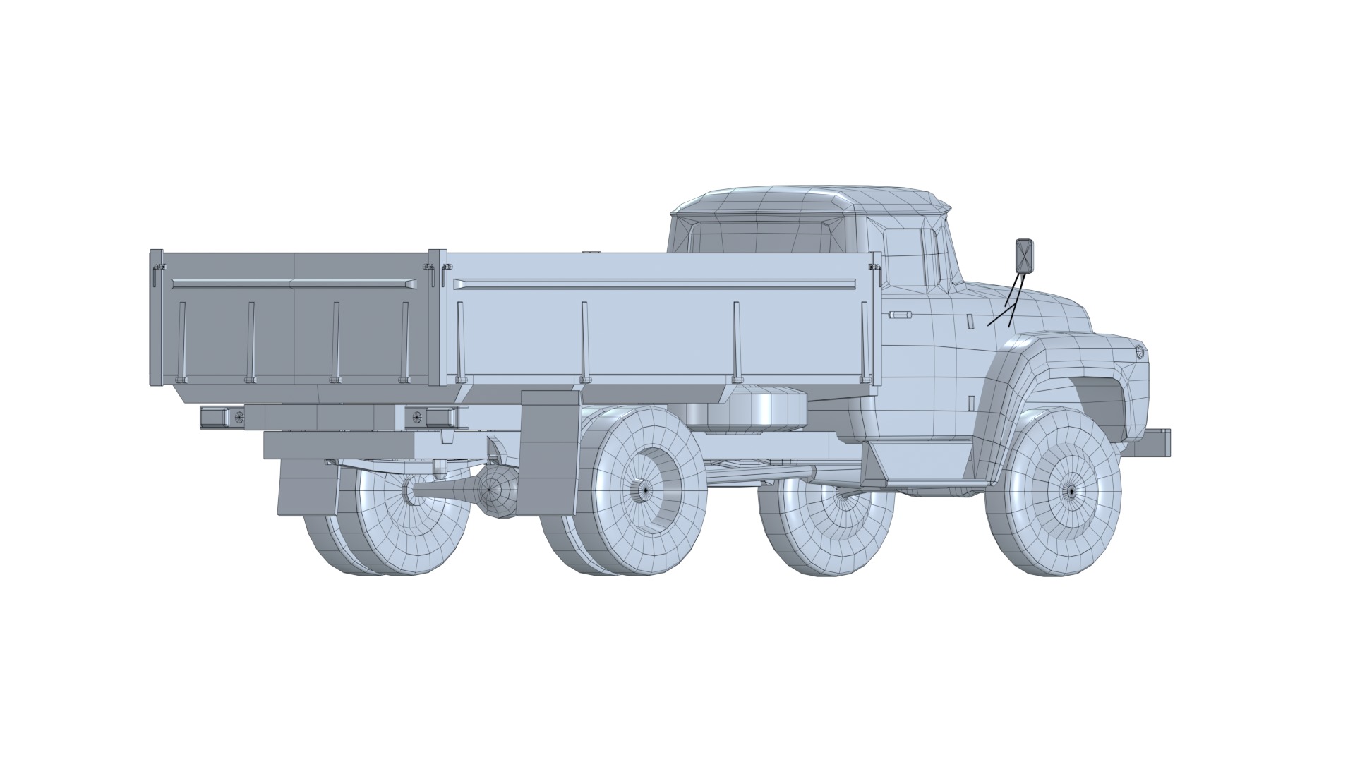 Asset - Army - Zil 130 - 3D MODEL Low-poly 3D model Low-poly 3D model_18