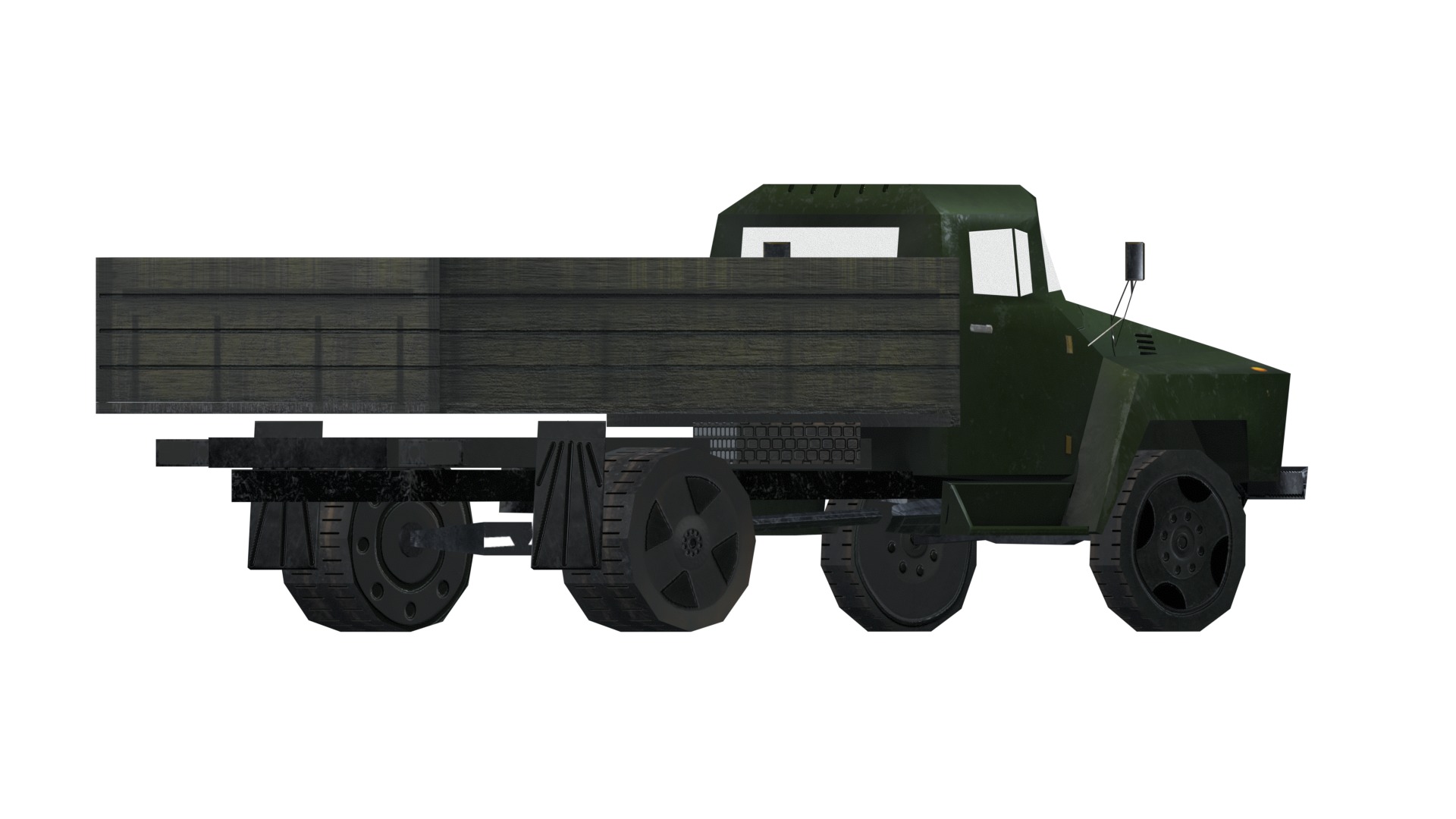Asset - Army - Zil 130 - 3D MODEL Low-poly 3D model Low-poly 3D model_66