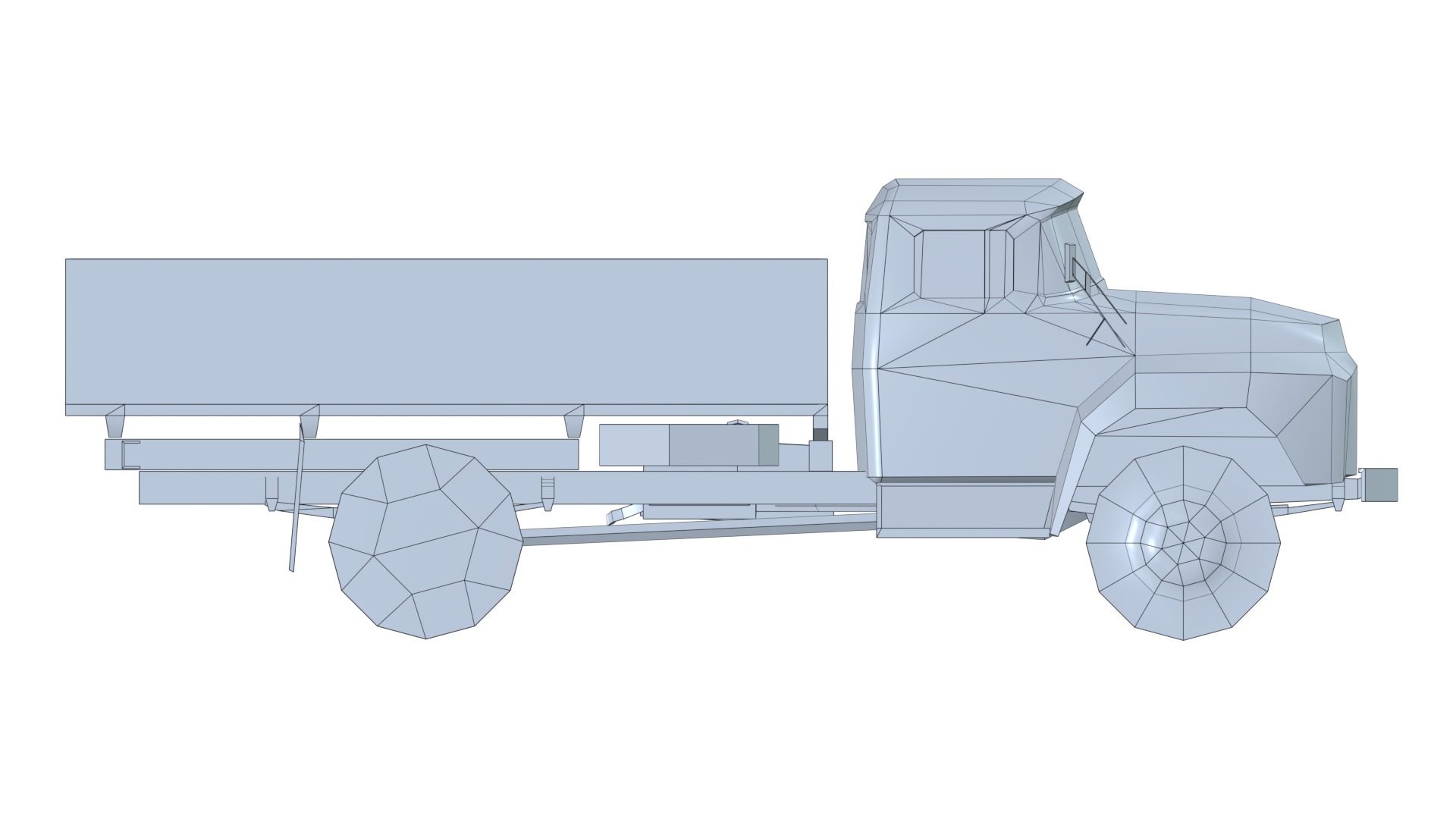 Asset - Army - Zil 130 - 3D MODEL Low-poly 3D model Low-poly 3D model_58