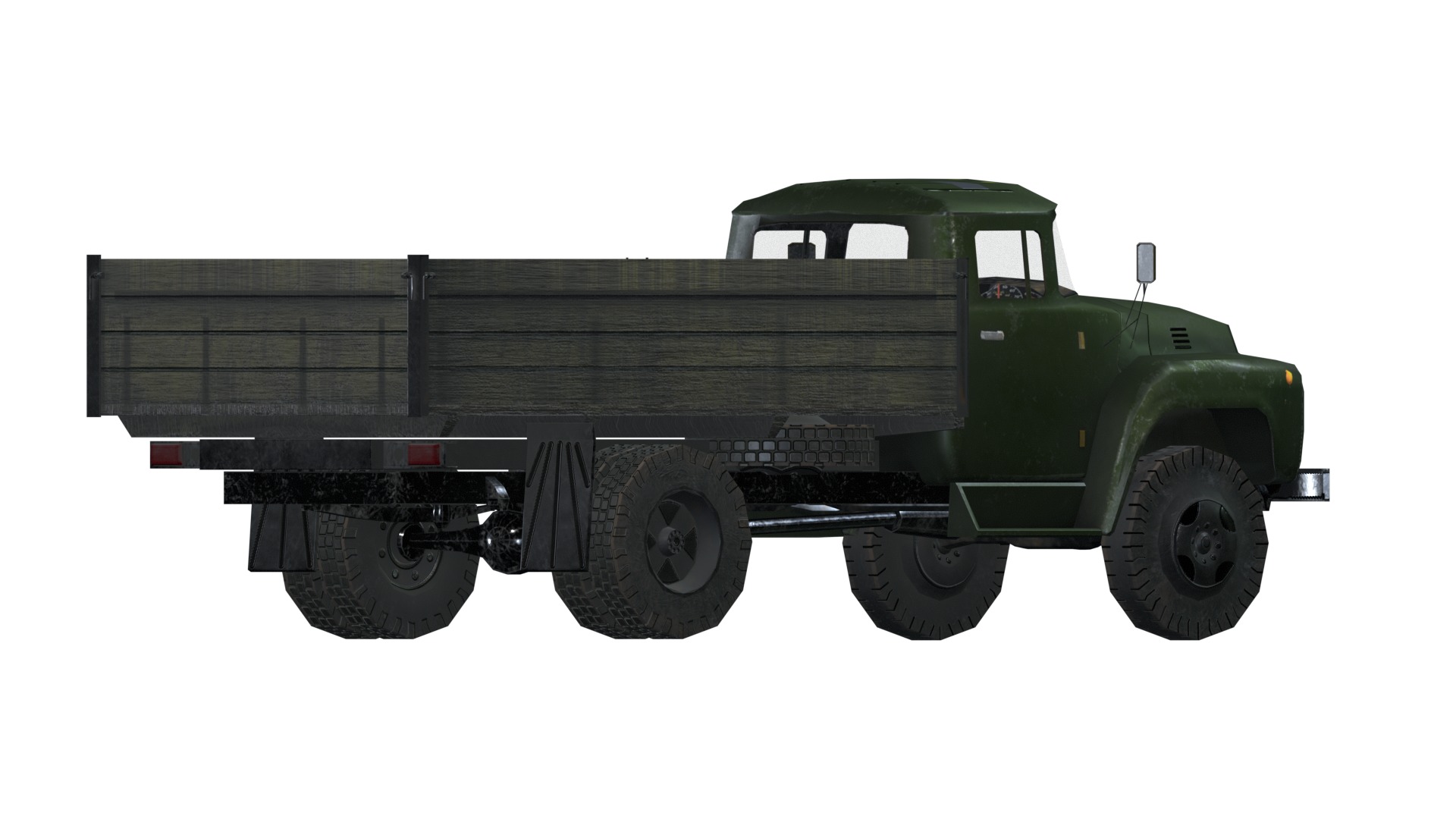 Asset - Army - Zil 130 - 3D MODEL Low-poly 3D model Low-poly 3D model_25