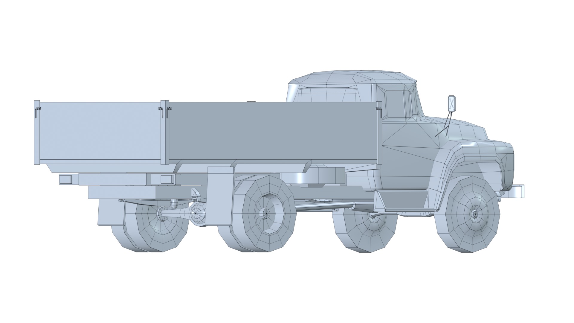 Asset - Army - Zil 130 - 3D MODEL Low-poly 3D model Low-poly 3D model_32