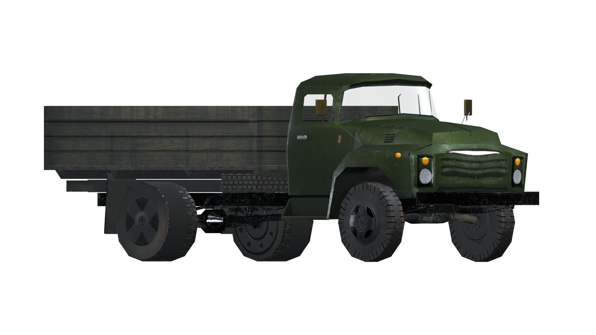 Asset - Army - Zil 130 - 3D MODEL Low-poly 3D model Low-poly 3D model_50