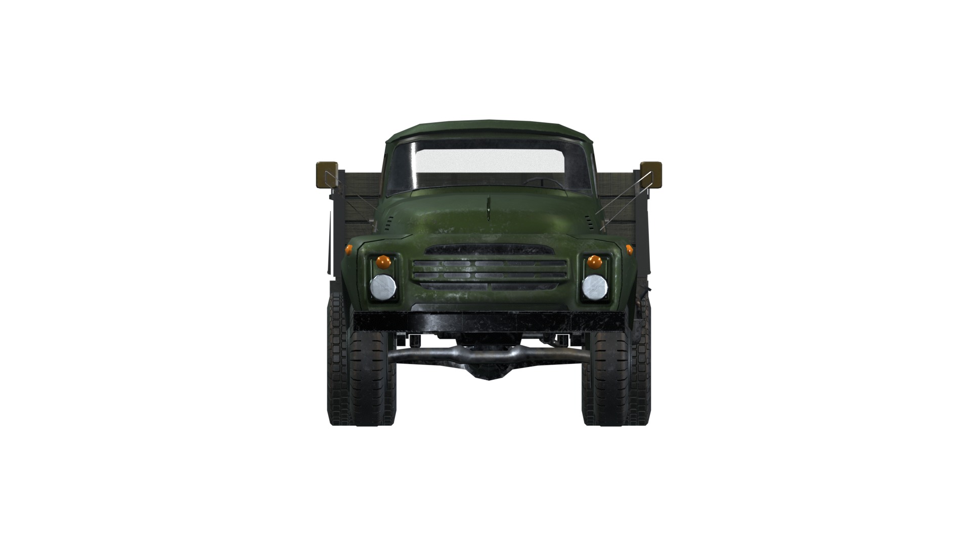 Asset - Army - Zil 130 - 3D MODEL Low-poly 3D model Low-poly 3D model_8