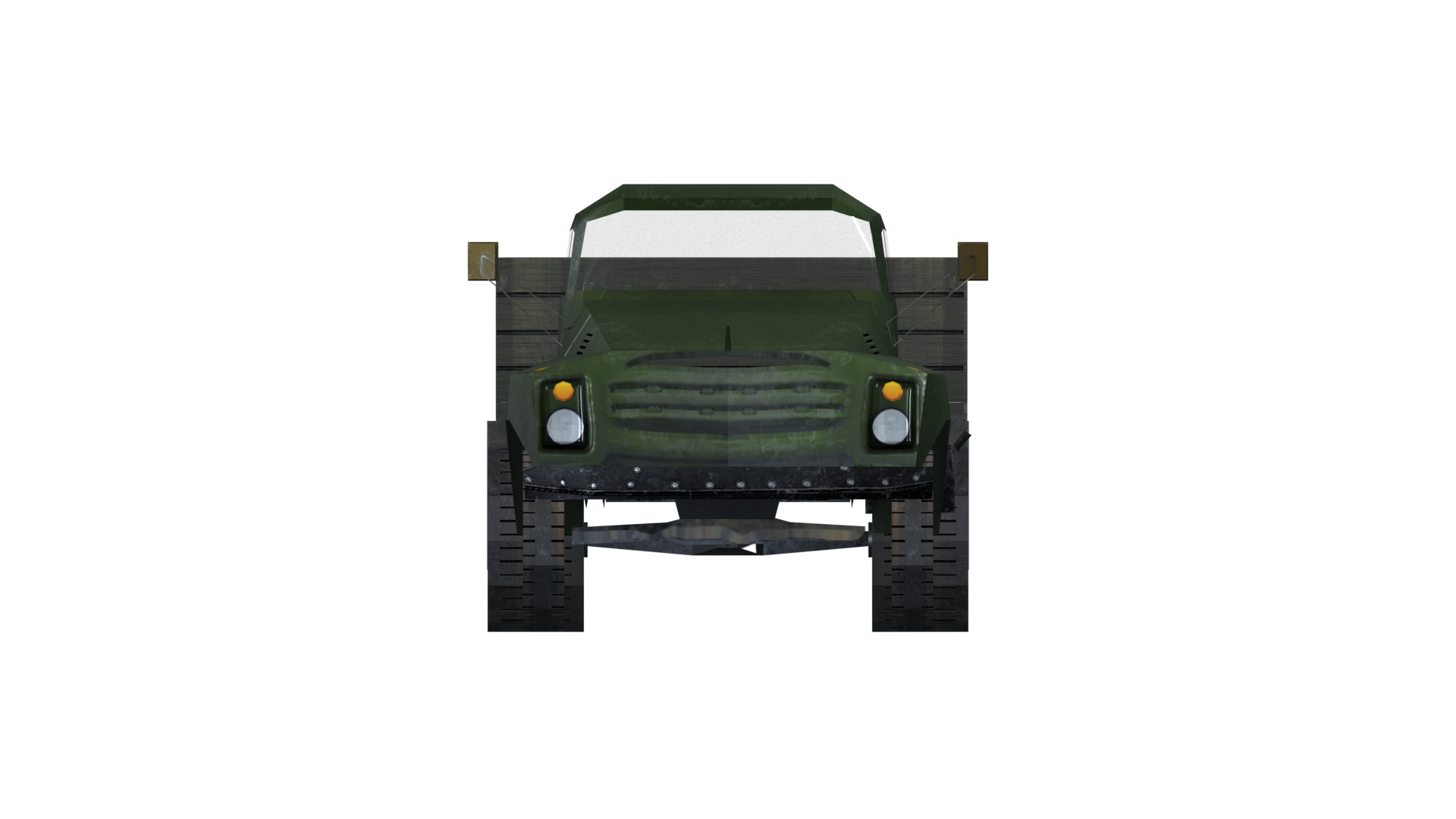 Asset - Army - Zil 130 - 3D MODEL Low-poly 3D model Low-poly 3D model_63