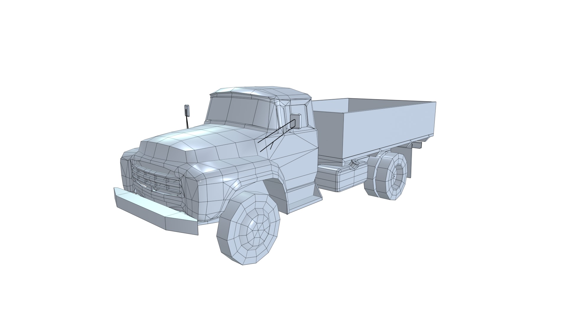 Asset - Army - Zil 130 - 3D MODEL Low-poly 3D model Low-poly 3D model_41