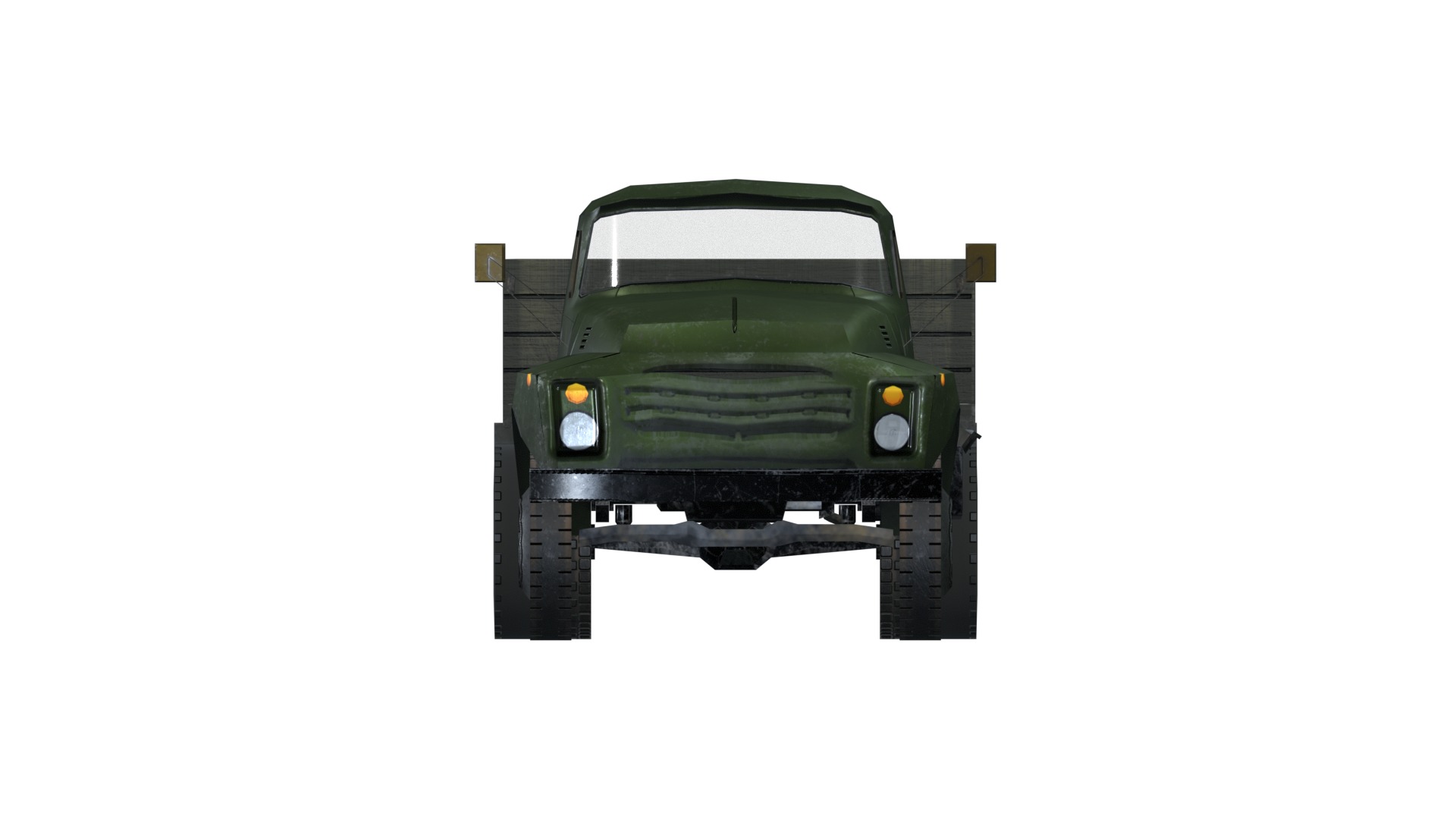 Asset - Army - Zil 130 - 3D MODEL Low-poly 3D model Low-poly 3D model_49