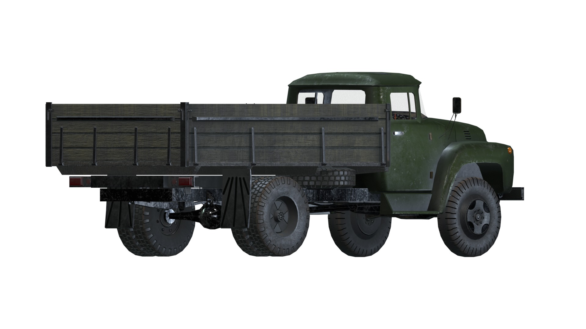 Asset - Army - Zil 130 - 3D MODEL Low-poly 3D model Low-poly 3D model_11