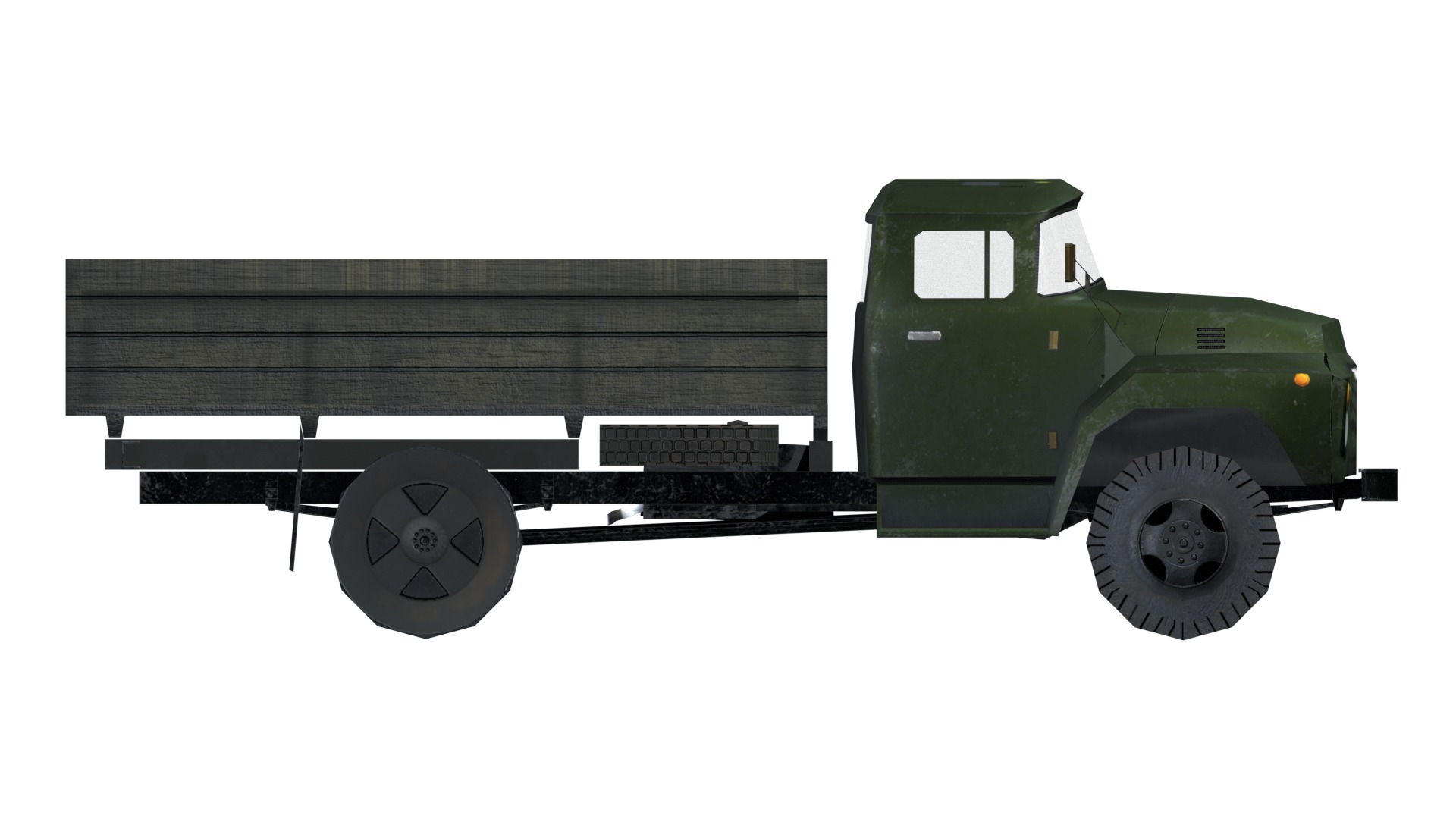 Asset - Army - Zil 130 - 3D MODEL Low-poly 3D model Low-poly 3D model_51