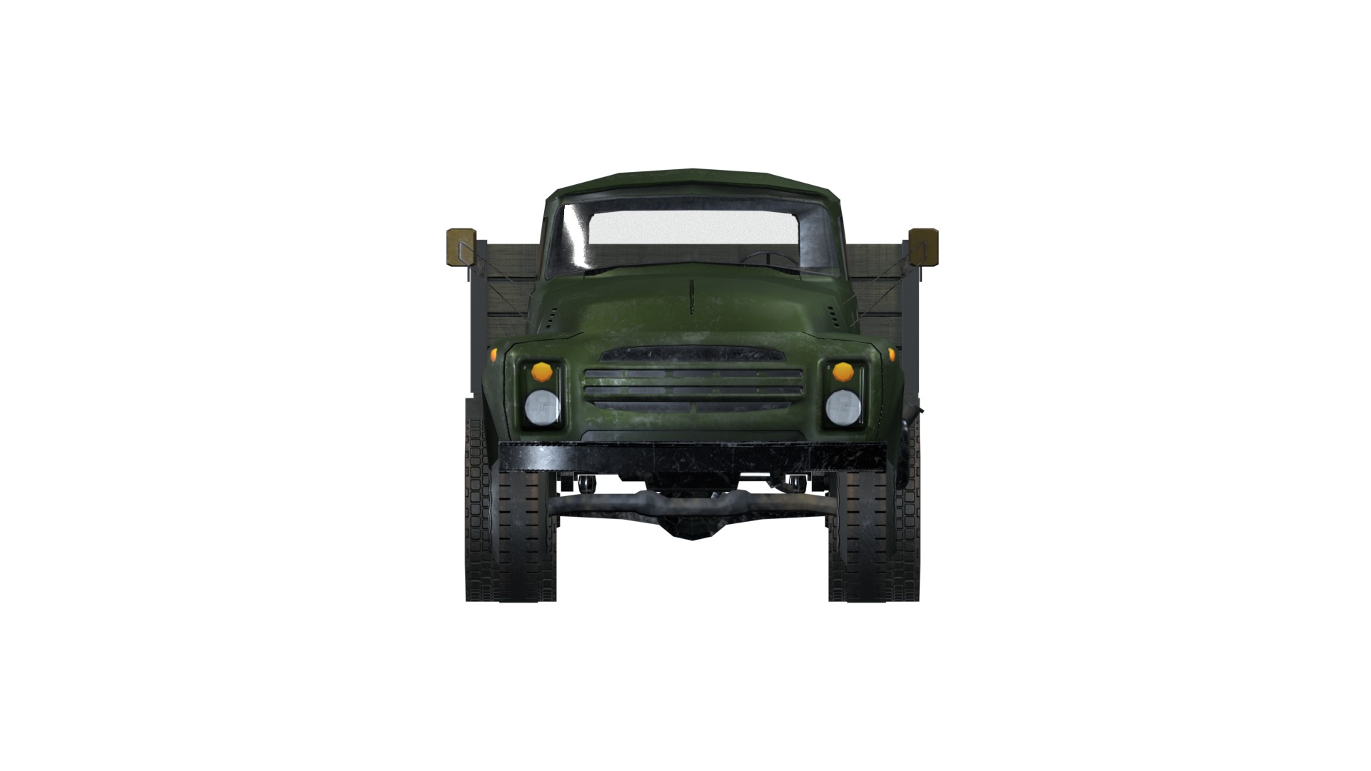 Asset - Army - Zil 130 - 3D MODEL Low-poly 3D model Low-poly 3D model_22