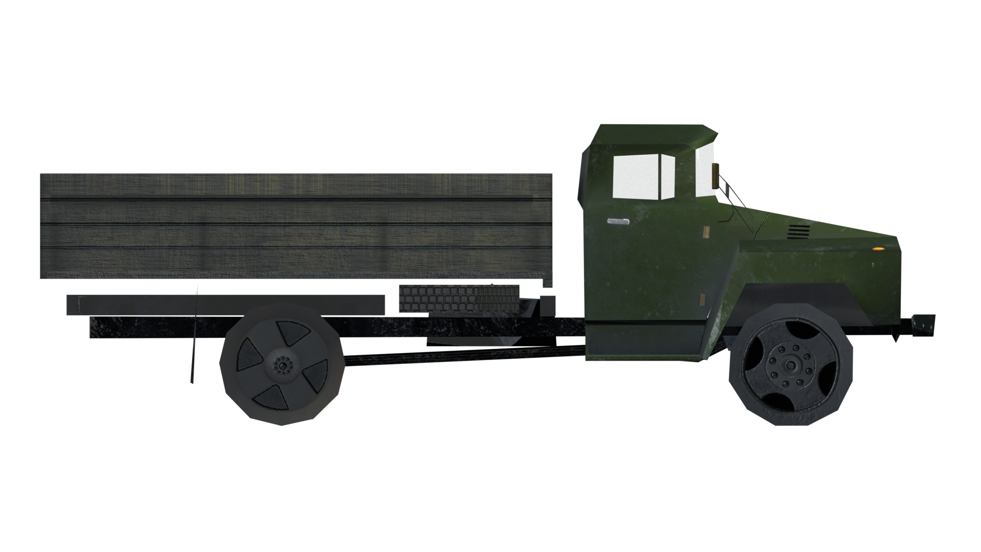 Asset - Army - Zil 130 - 3D MODEL Low-poly 3D model Low-poly 3D model_65