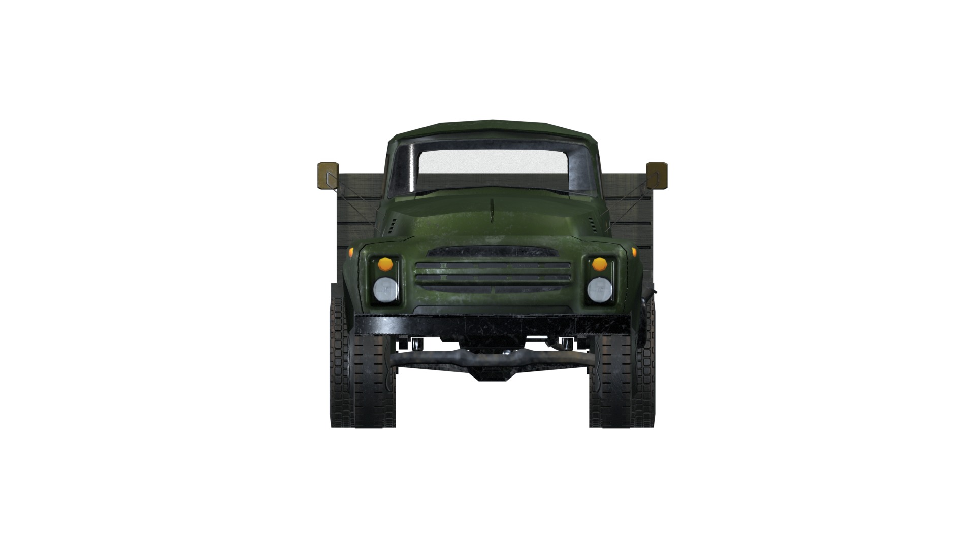 Asset - Army - Zil 130 - 3D MODEL Low-poly 3D model Low-poly 3D model_35