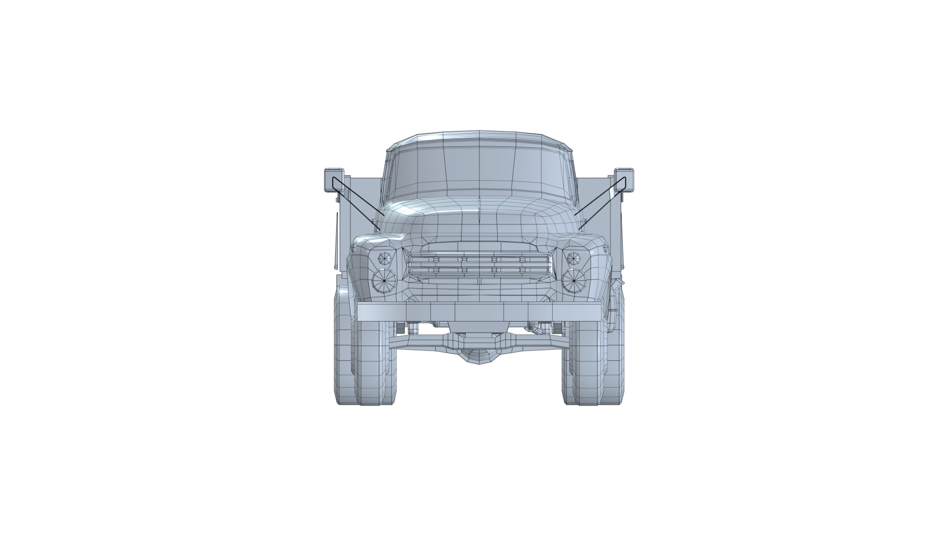 Asset - Army - Zil 130 - 3D MODEL Low-poly 3D model Low-poly 3D model_15